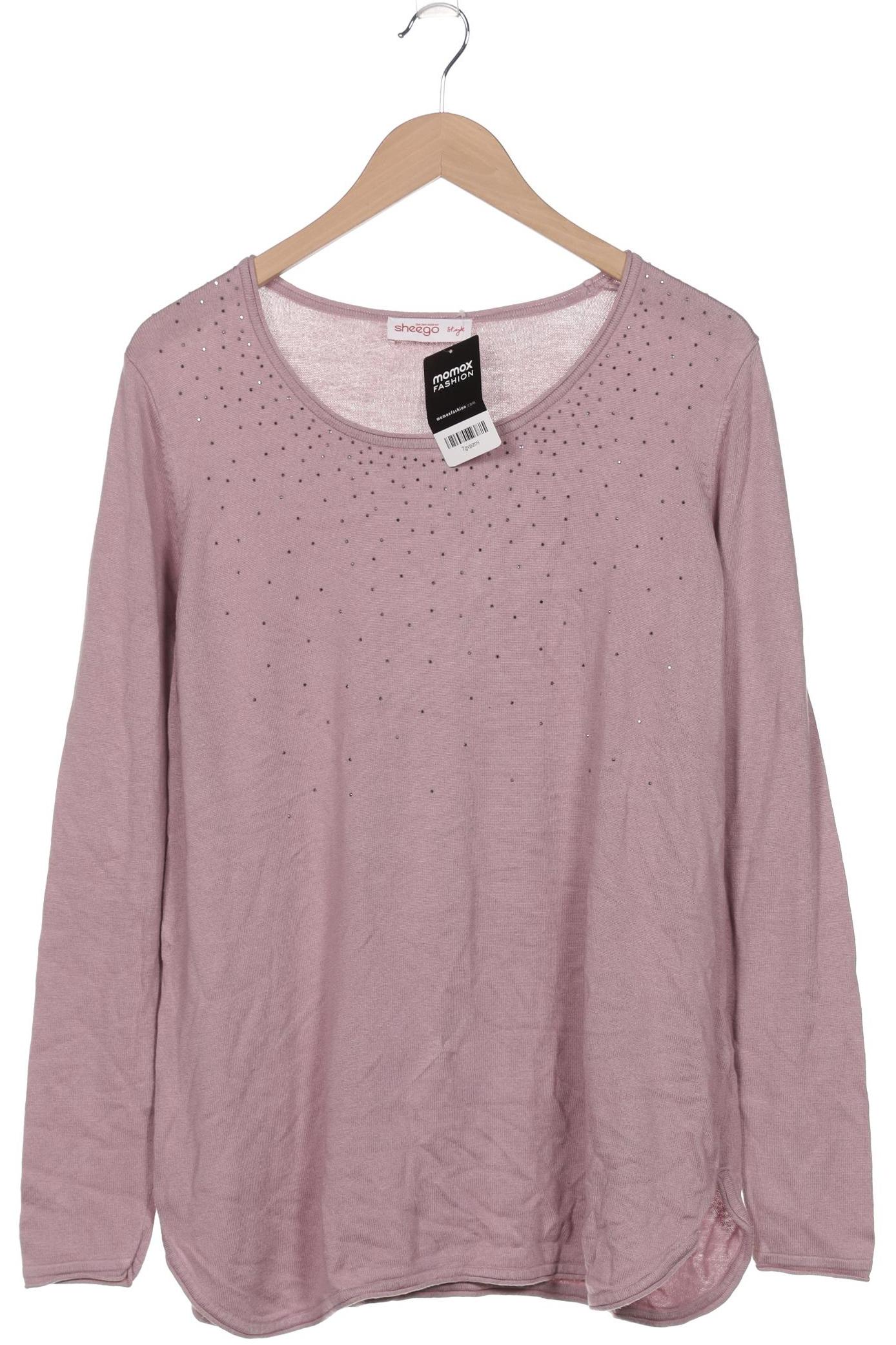 

sheego Damen Pullover, pink, Gr. 44