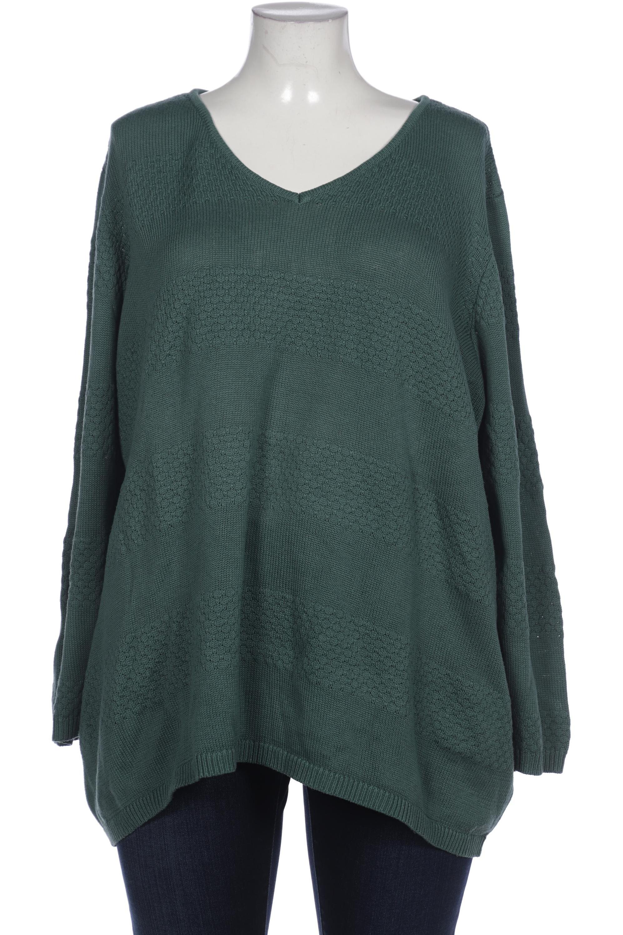 

sheego Damen Pullover, türkis, Gr. 52