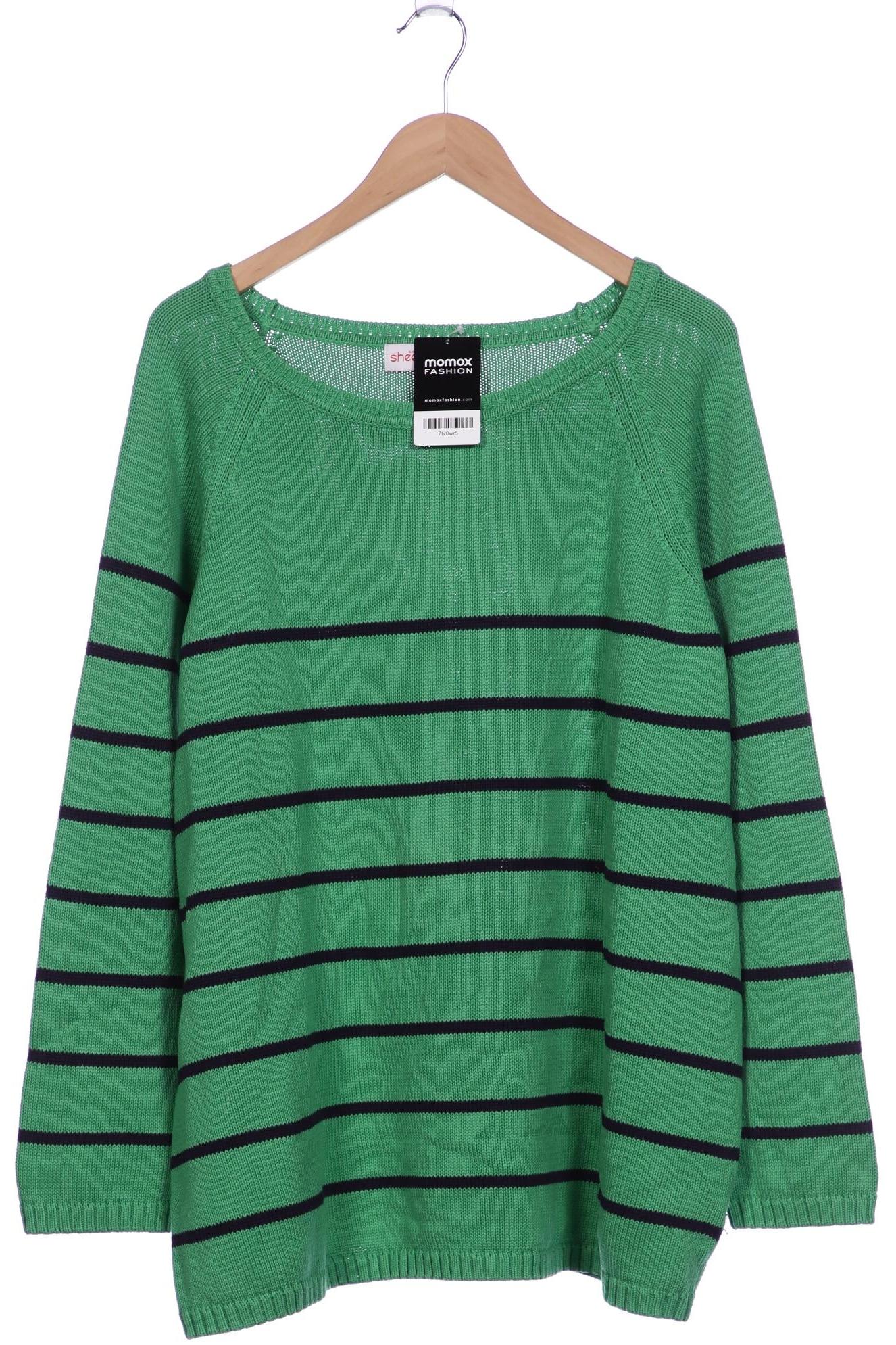 

sheego Damen Pullover, grün, Gr. 52