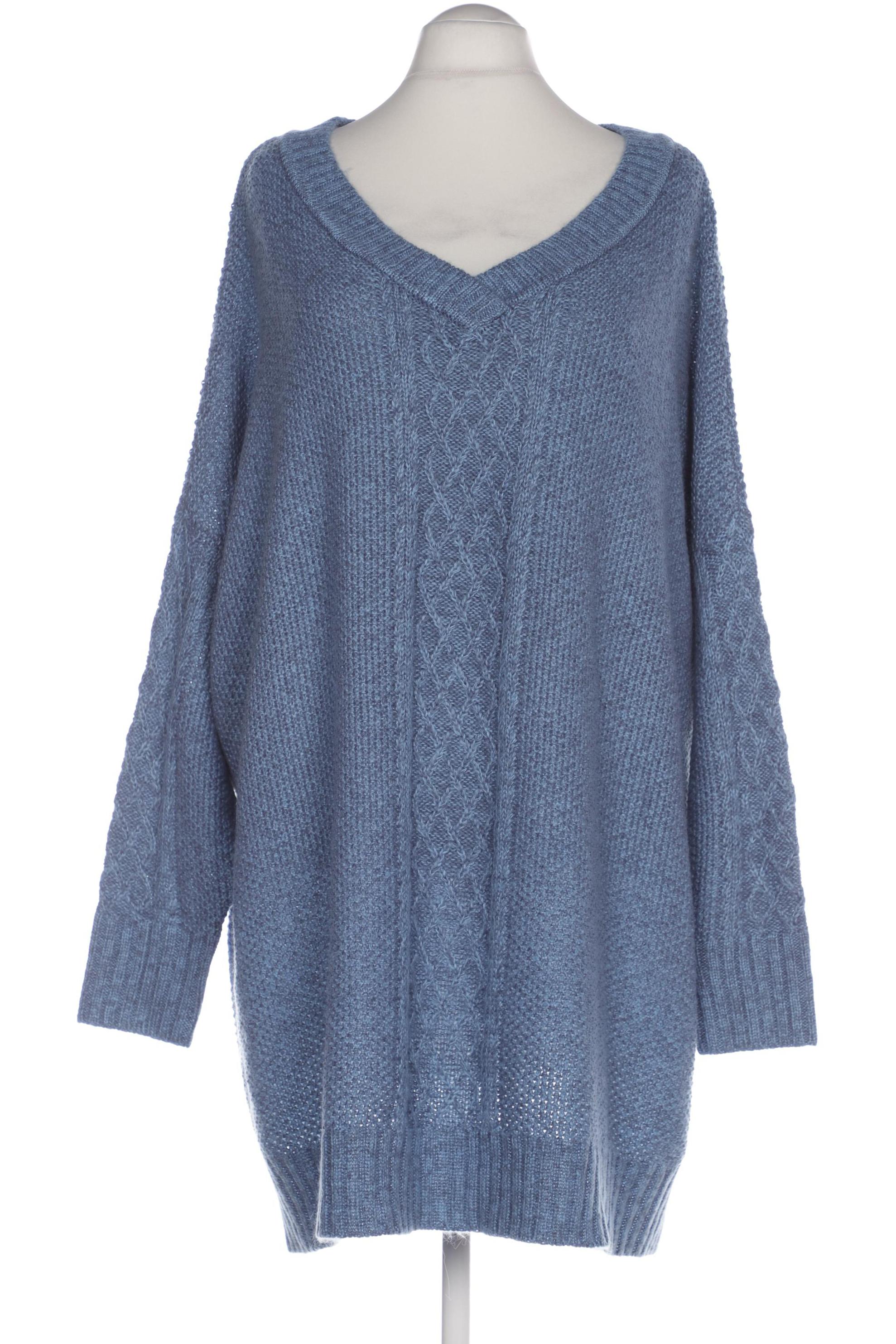 

sheego Damen Pullover, blau, Gr. 56