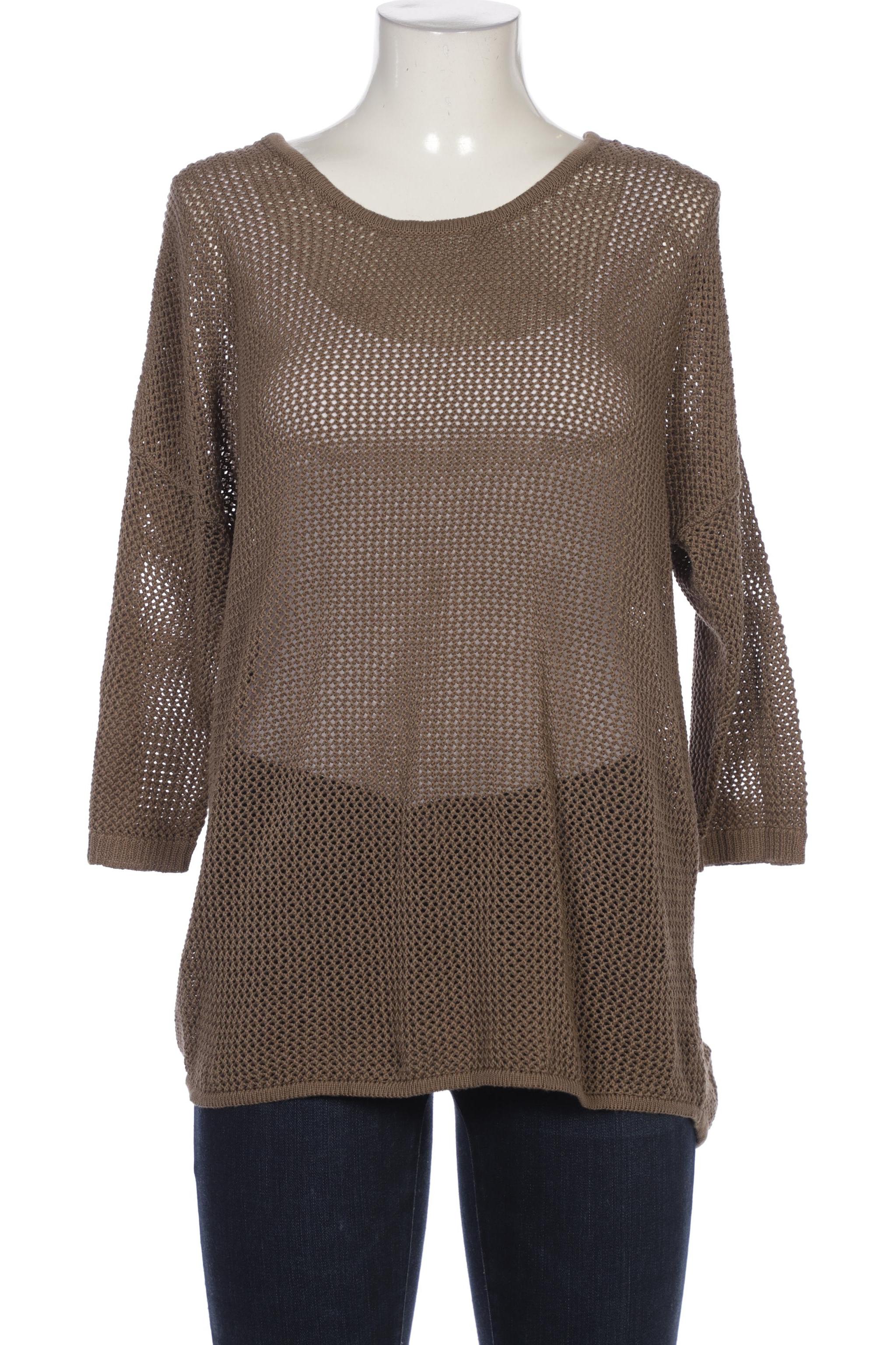 

sheego Damen Pullover, beige