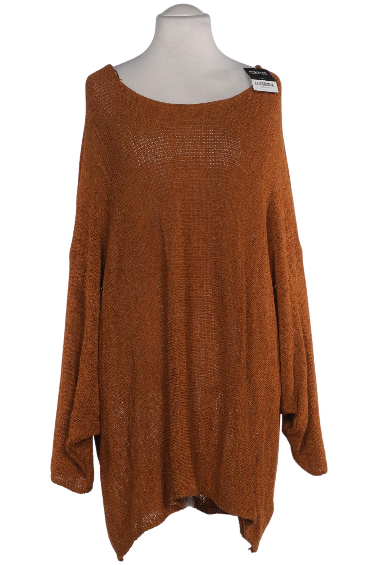 

sheego Damen Pullover, braun, Gr. 56