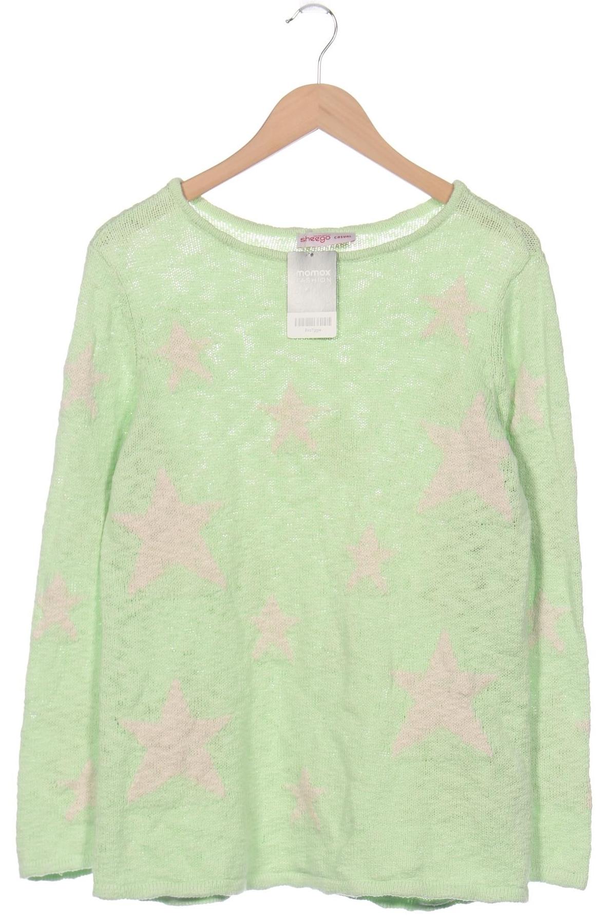 

sheego Damen Pullover, grün, Gr. 40