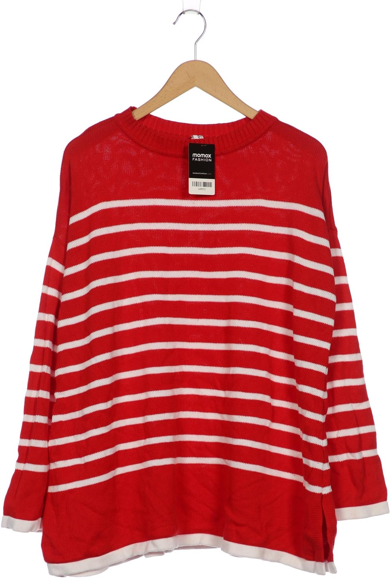 

sheego Damen Pullover, rot, Gr. 44