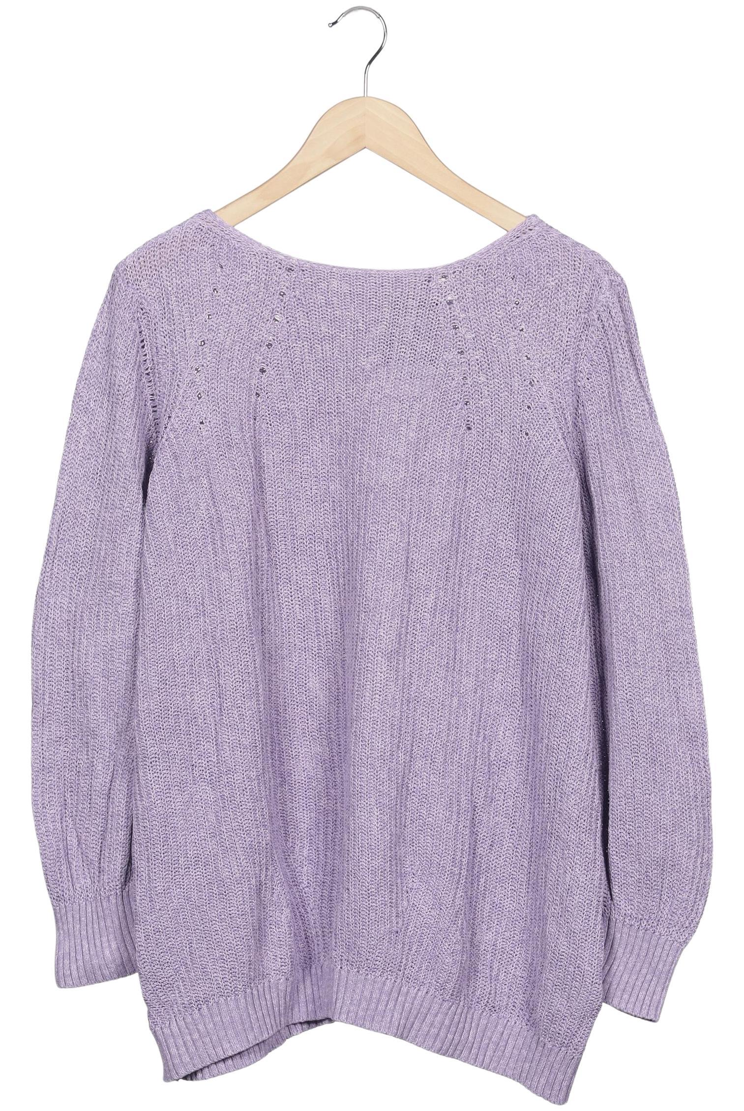 

sheego Damen Pullover, flieder, Gr. 44