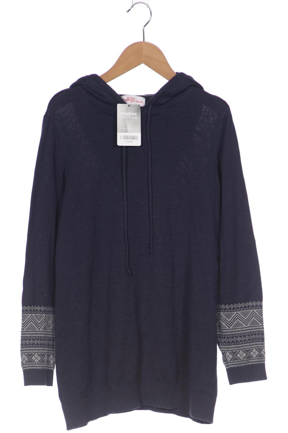 

sheego Damen Pullover, marineblau, Gr. 40