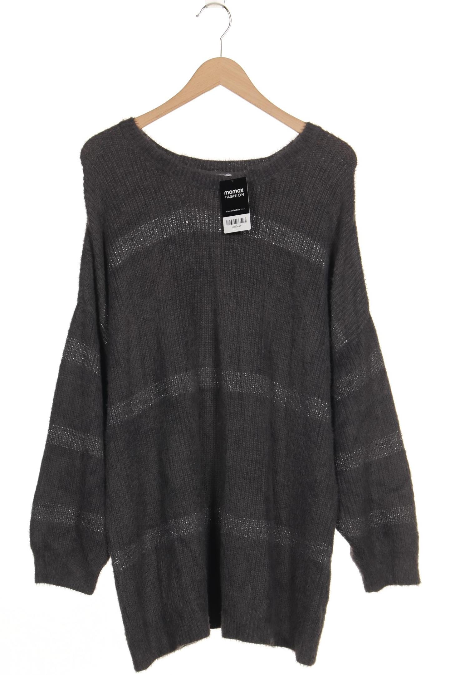 

sheego Damen Pullover, grau, Gr. 48