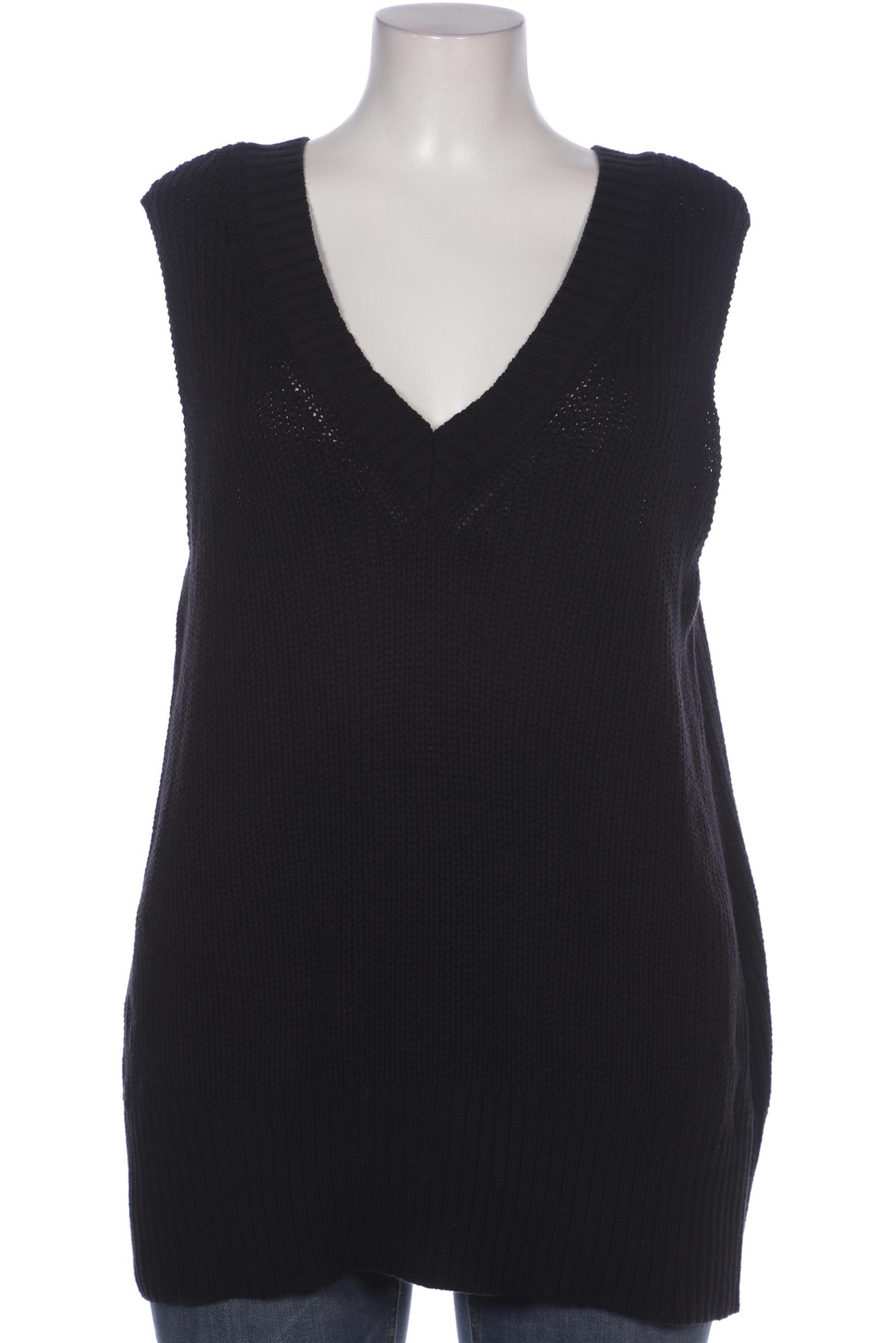 

sheego Damen Pullover, schwarz, Gr. 44