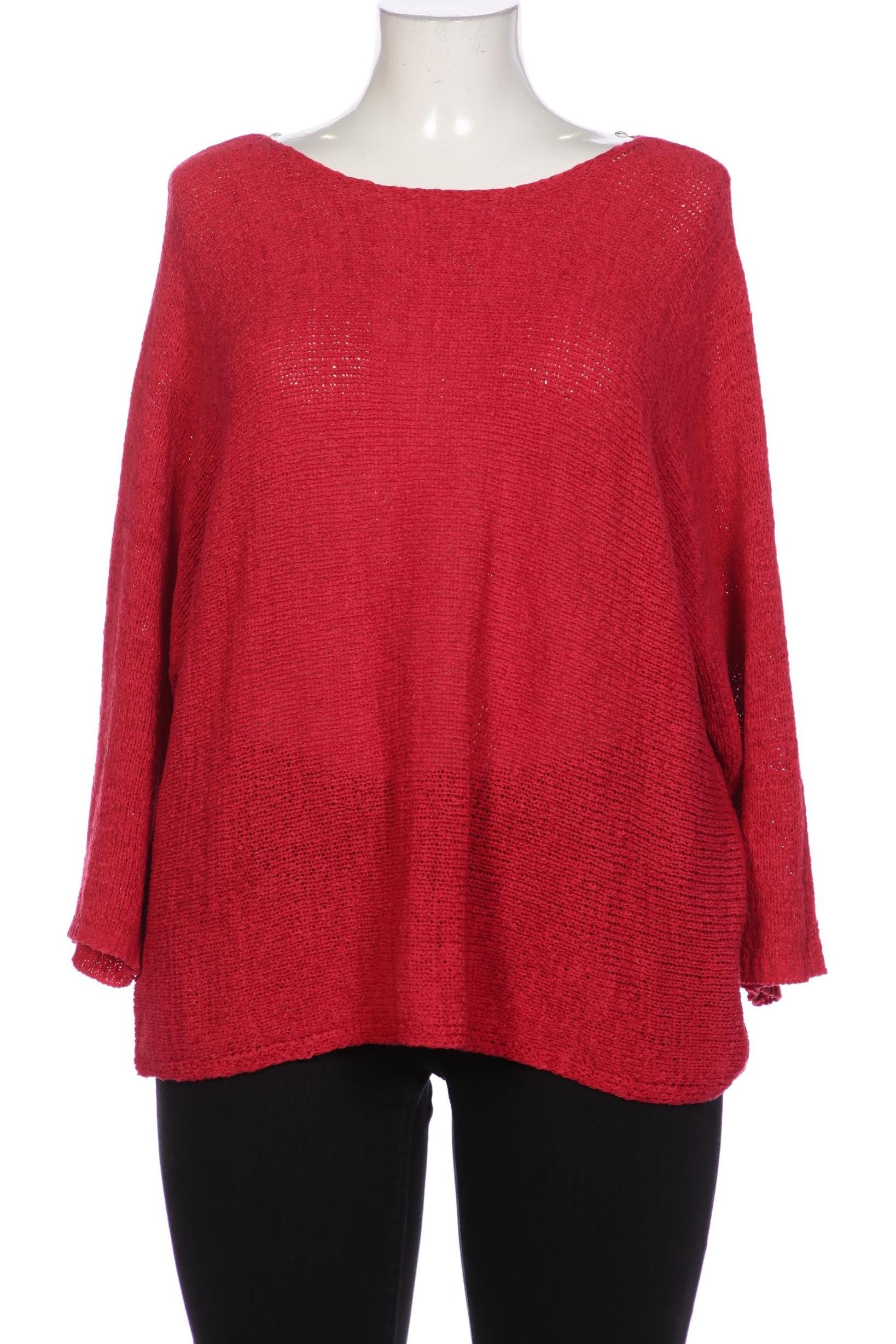 

sheego Damen Pullover, rot, Gr. 48