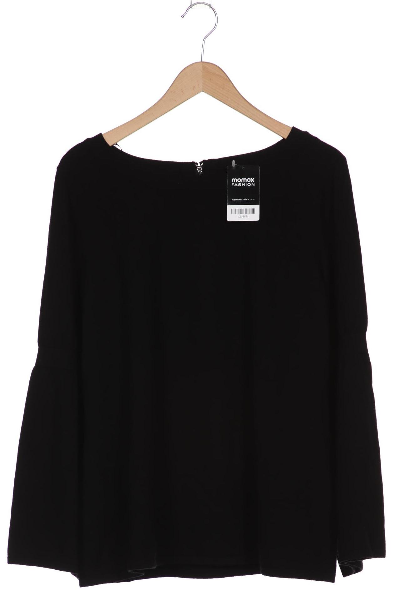 

sheego Damen Pullover, schwarz