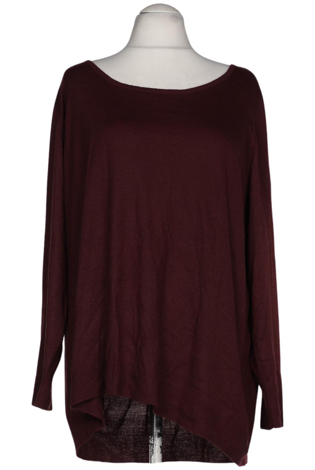 

sheego Damen Pullover, bordeaux, Gr. 56