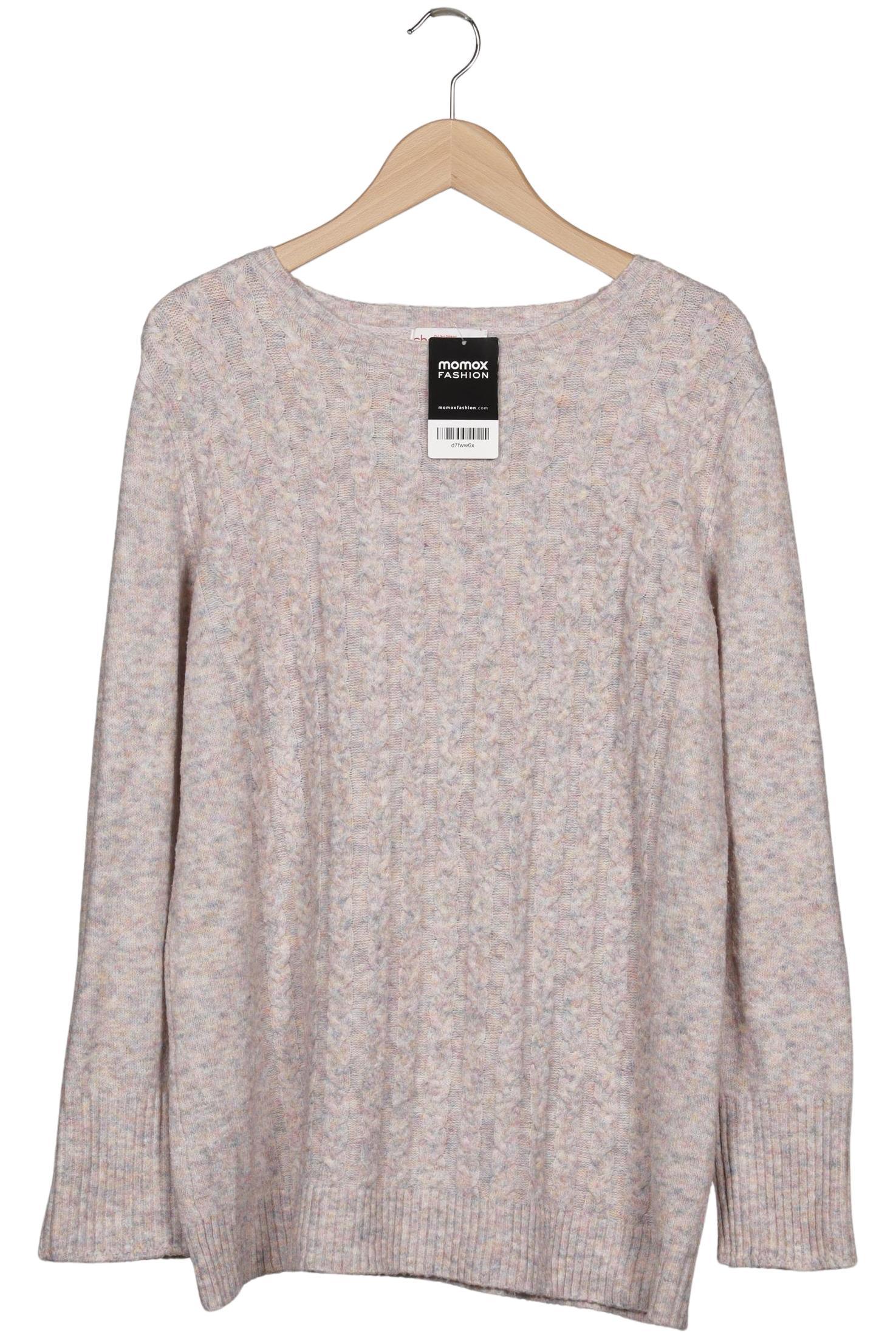 

sheego Damen Pullover, beige, Gr. 44