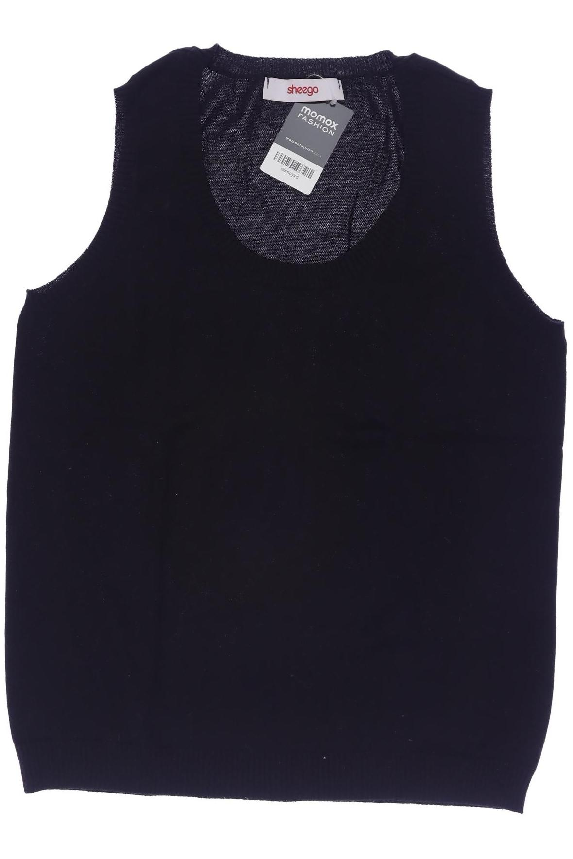 

sheego Damen Pullover, schwarz, Gr. 40