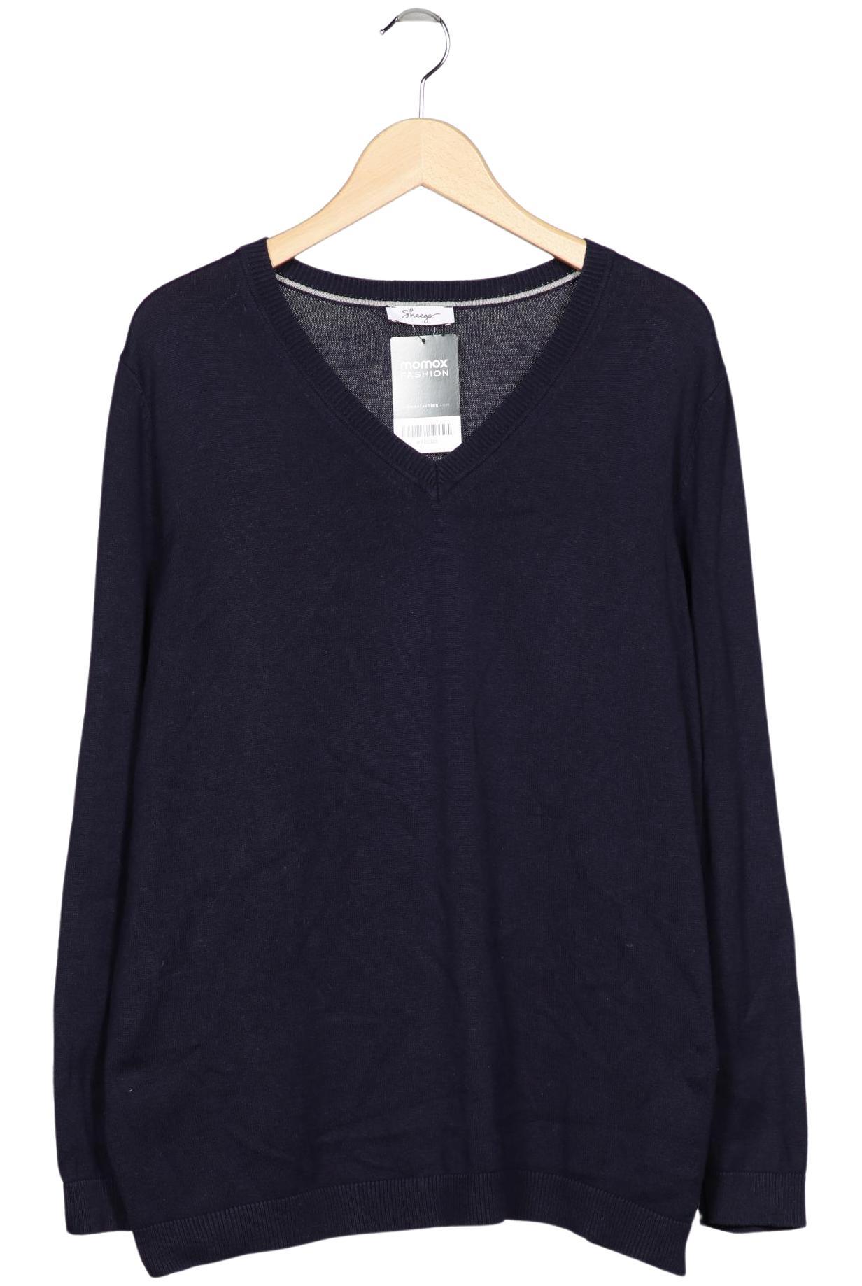 

sheego Damen Pullover, marineblau, Gr. 44