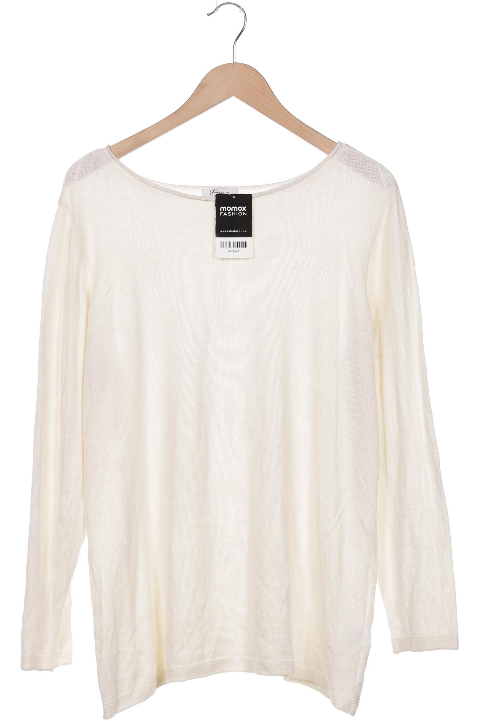 

sheego Damen Pullover, cremeweiß, Gr. 48