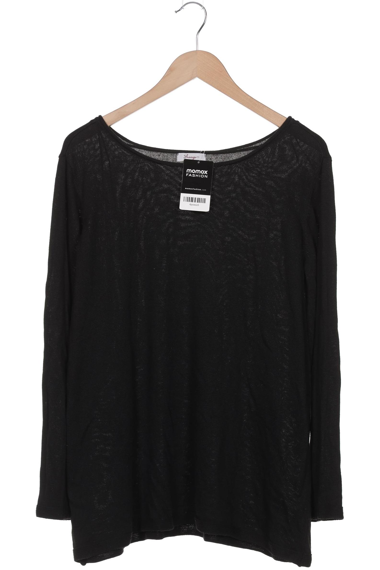 

sheego Damen Pullover, schwarz, Gr. 48