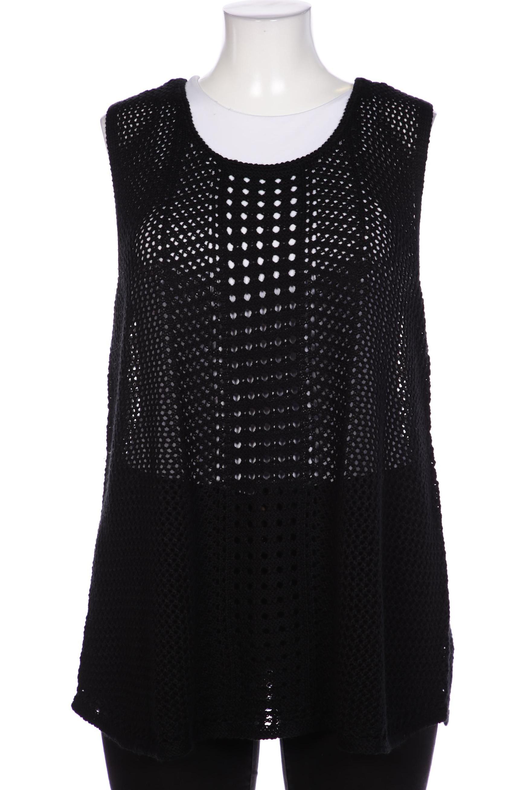 

sheego Damen Pullover, schwarz, Gr. 48