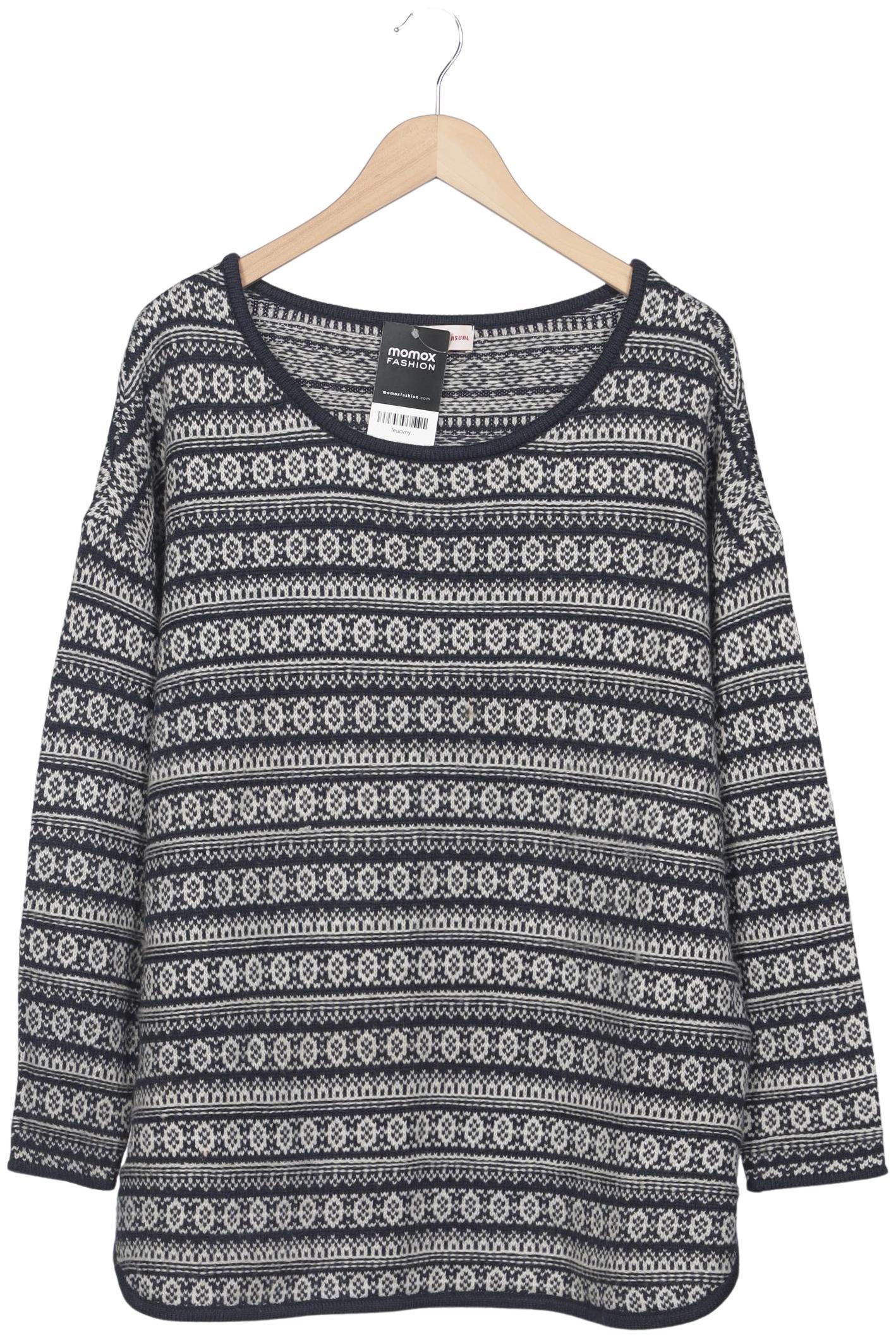 

sheego Damen Pullover, mehrfarbig, Gr. 44