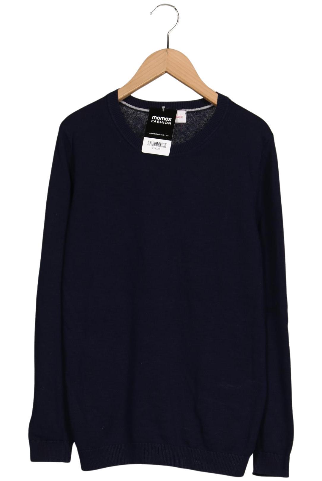 

sheego Damen Pullover, marineblau, Gr. 40