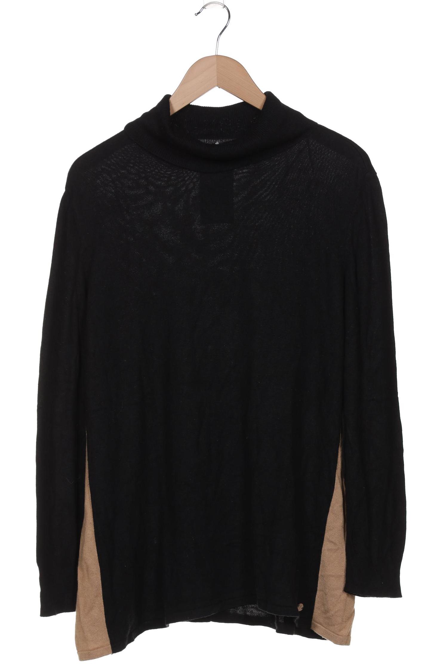 

sheego Damen Pullover, schwarz, Gr. 48