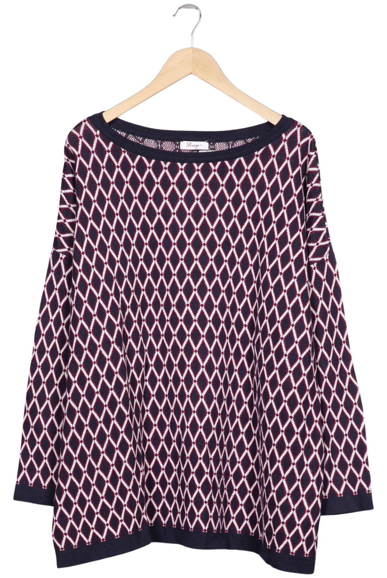 

sheego Damen Pullover, mehrfarbig, Gr. 52