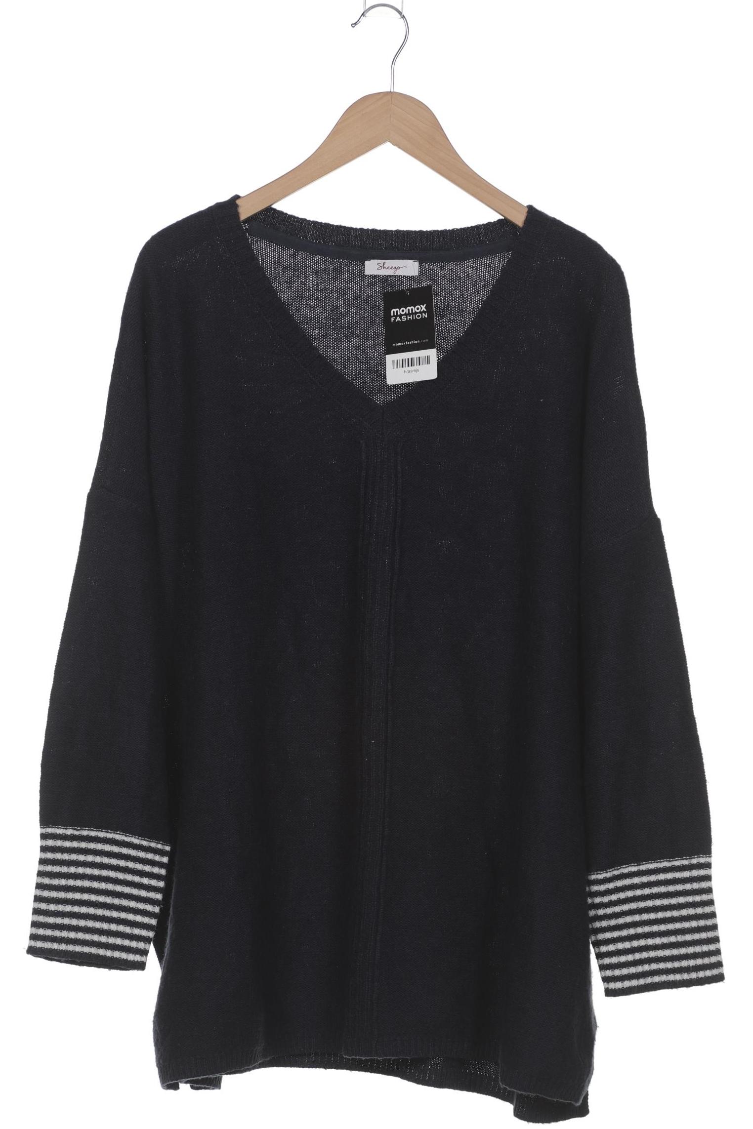 

sheego Damen Pullover, marineblau, Gr. 52