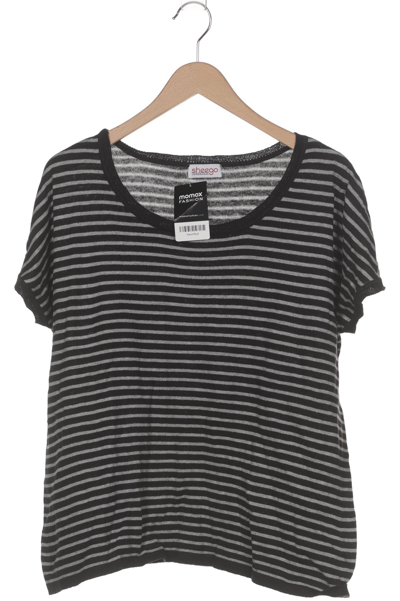 

sheego Damen Pullover, schwarz, Gr. 44