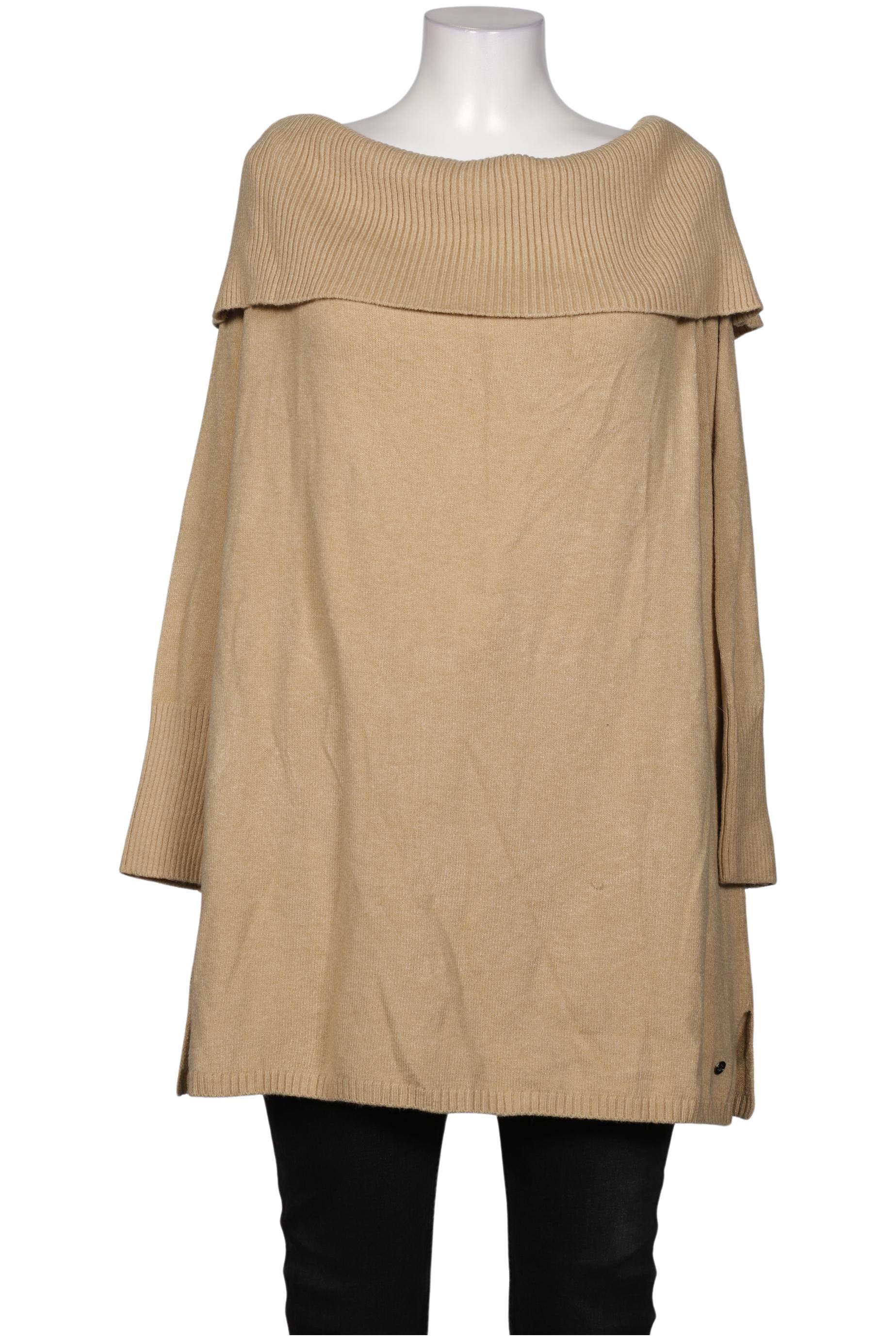 

sheego Damen Pullover, beige, Gr. 48