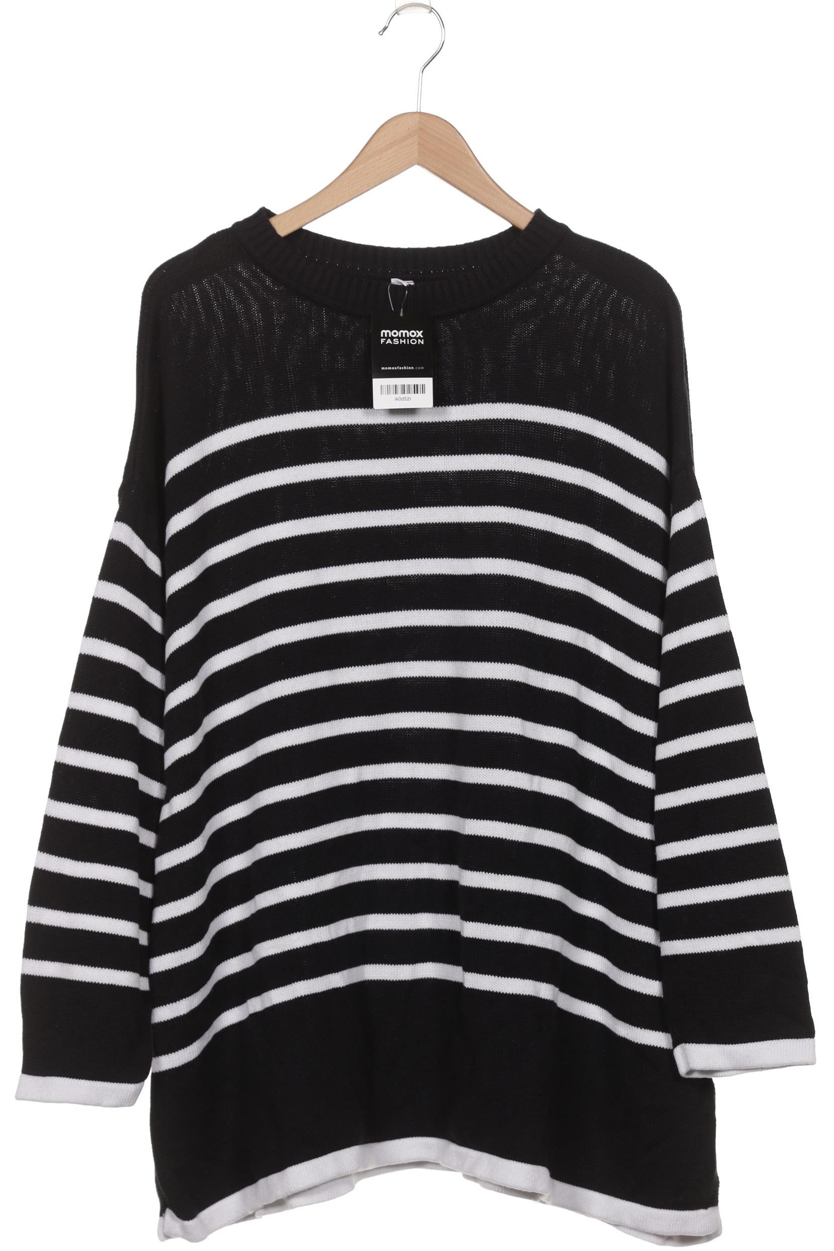 

sheego Damen Pullover, schwarz, Gr. 48