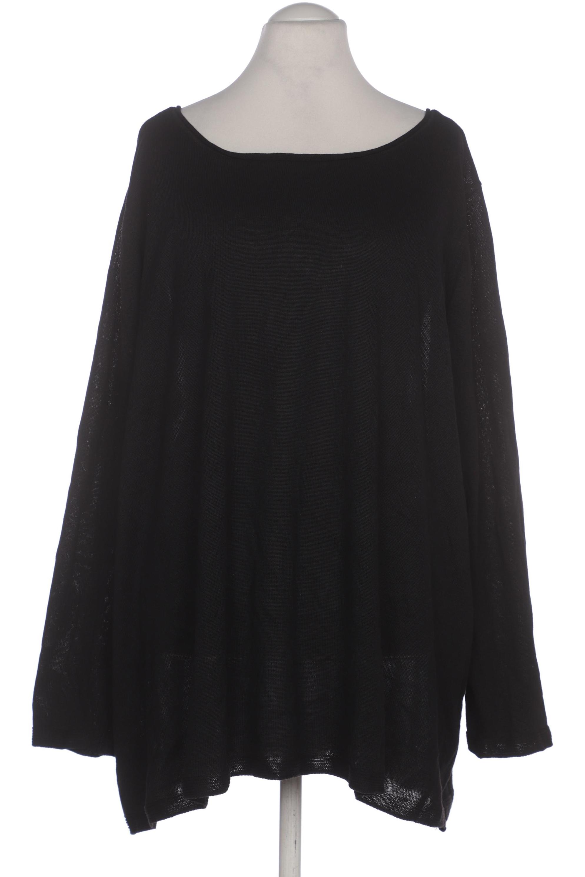 

sheego Damen Pullover, schwarz, Gr. 56
