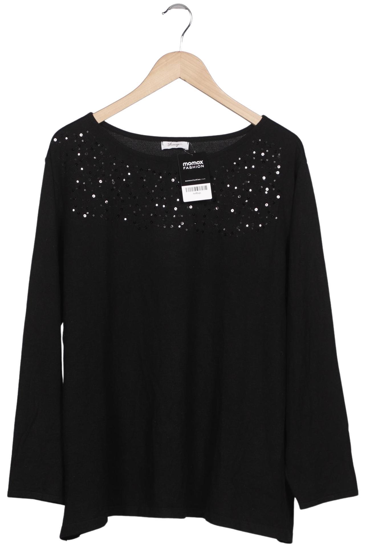 

sheego Damen Pullover, schwarz, Gr. 52