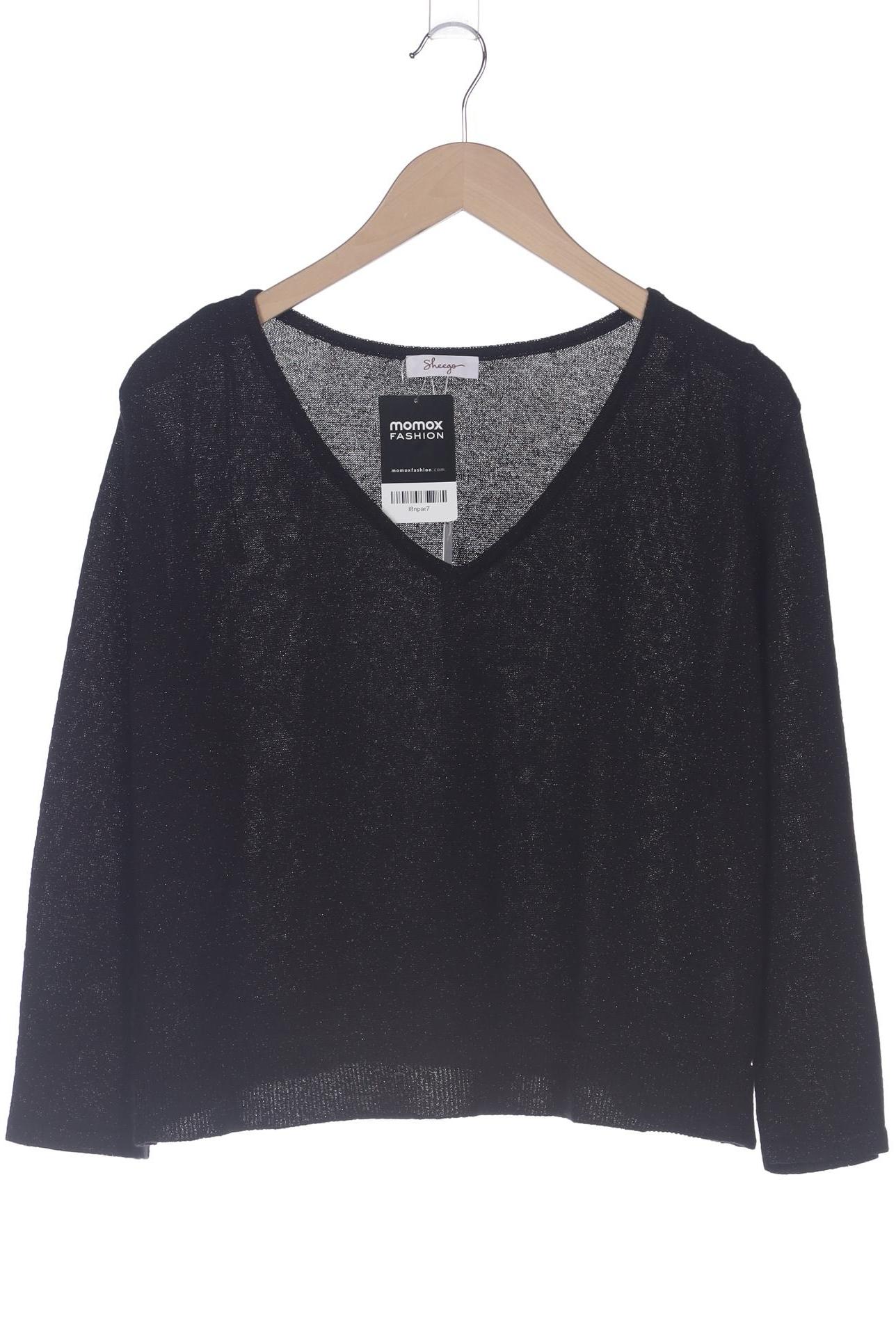 

sheego Damen Pullover, schwarz, Gr. 50