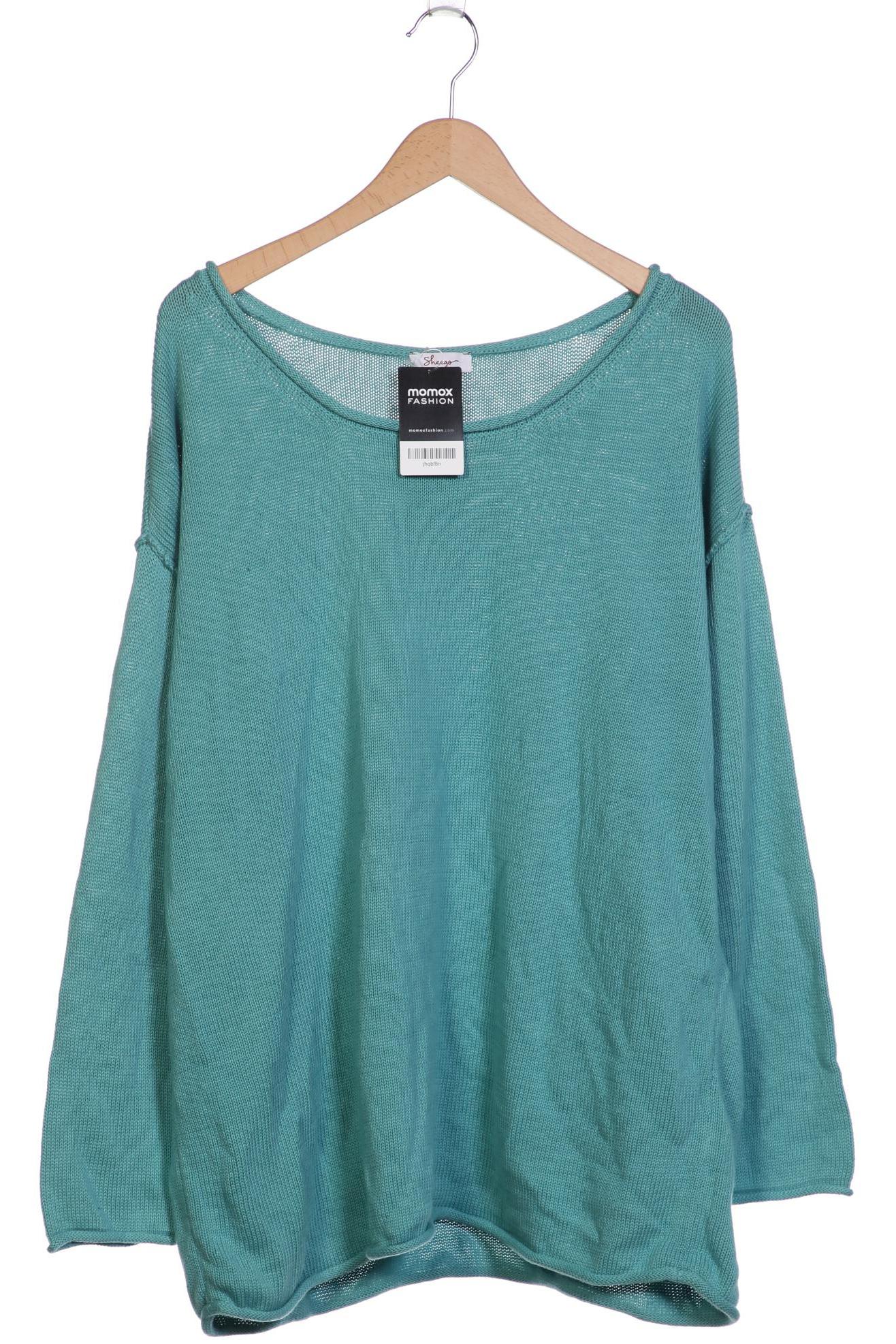 

sheego Damen Pullover, grün, Gr. 48