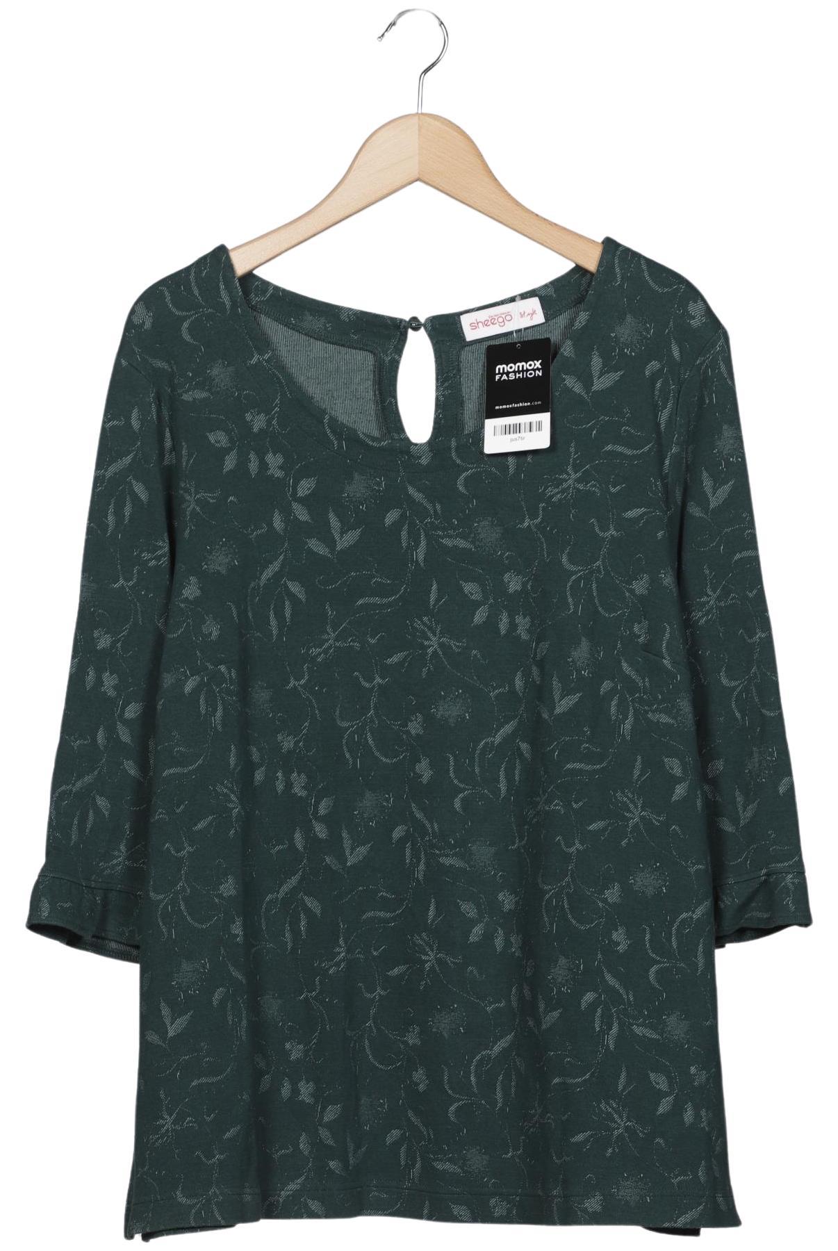 

sheego Damen Pullover, grün, Gr. 44