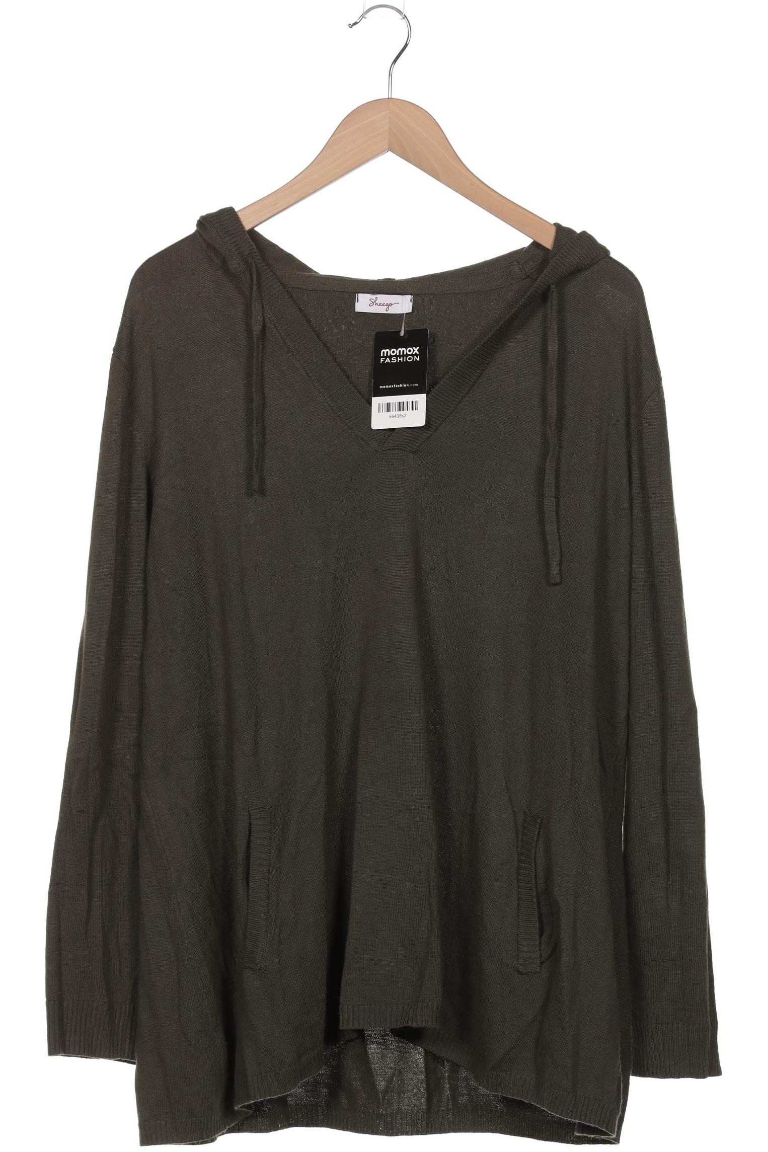 

sheego Damen Pullover, grün, Gr. 44