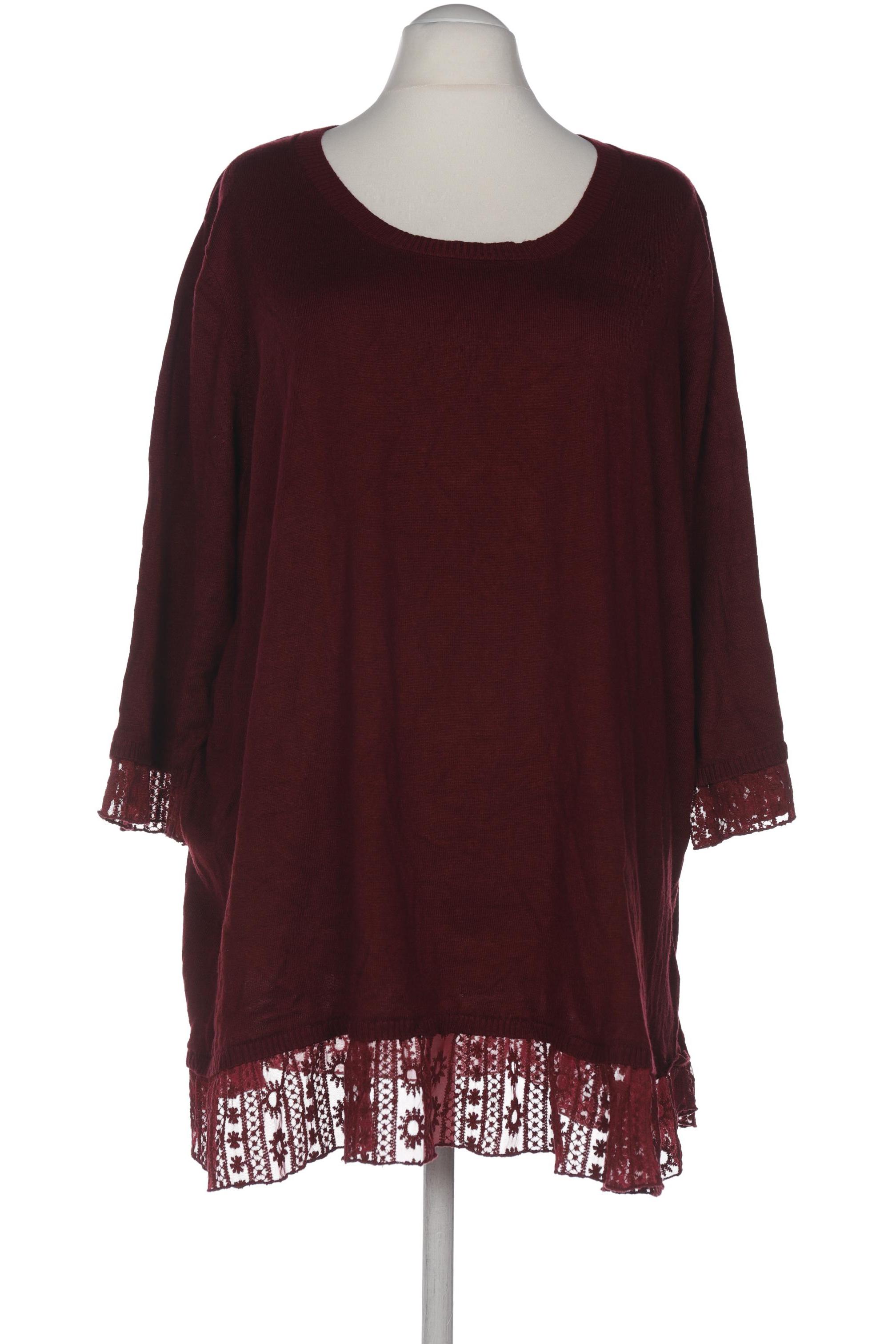 

sheego Damen Pullover, bordeaux