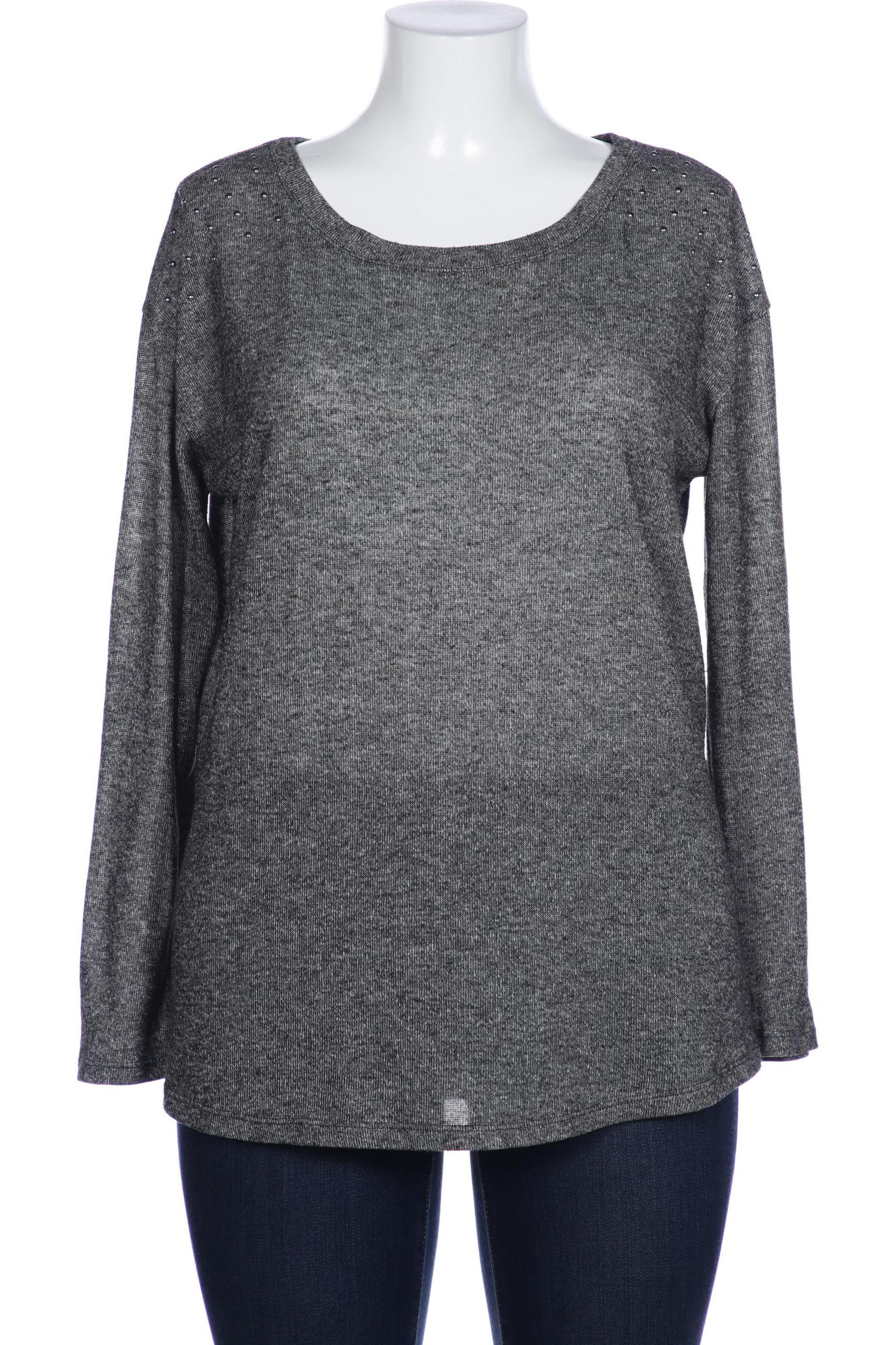 

sheego Damen Pullover, grau, Gr. 46