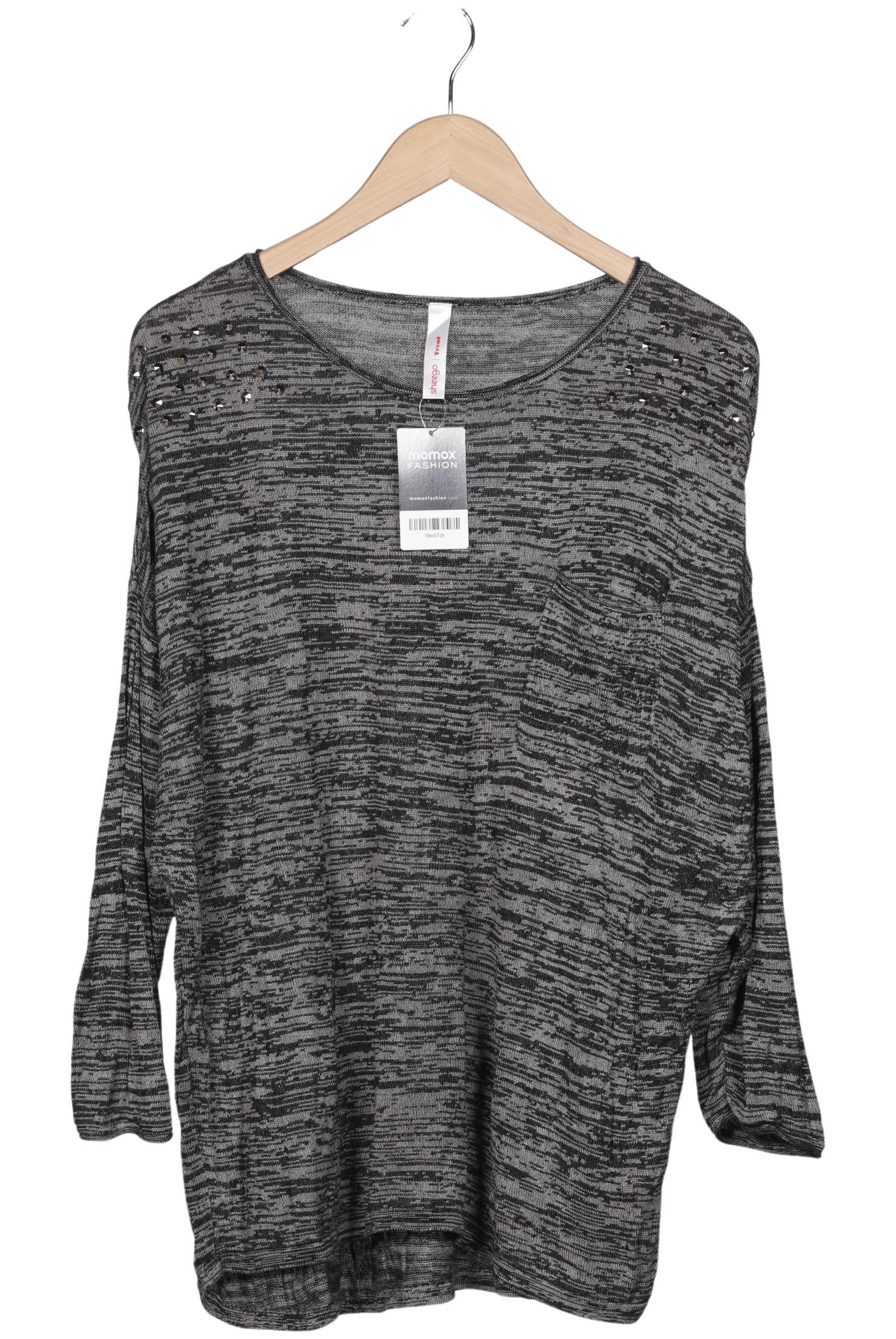 

sheego Damen Pullover, grau, Gr. 48