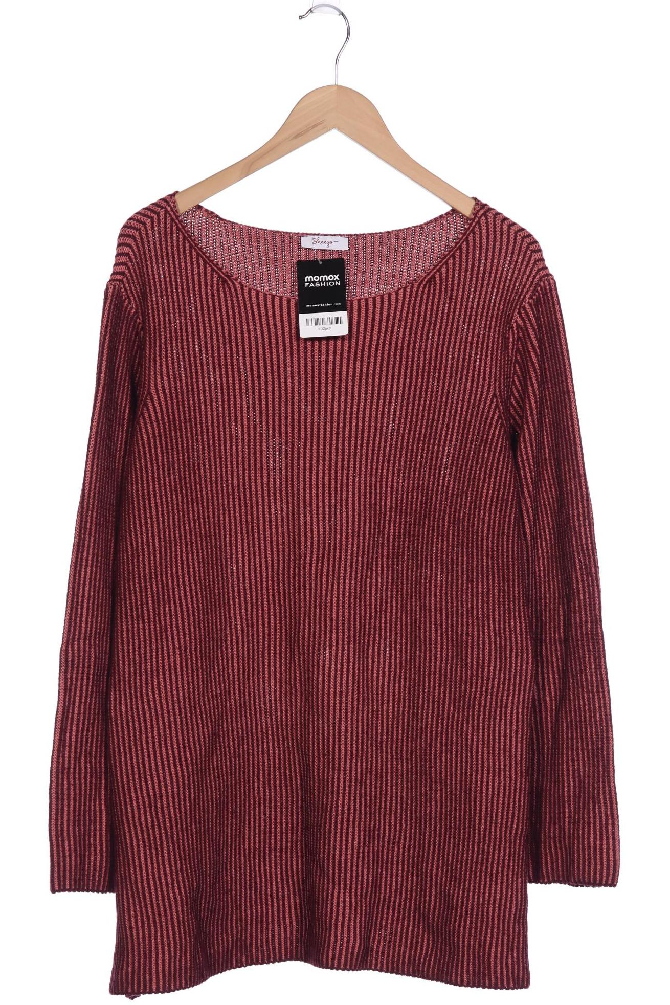

sheego Damen Pullover, bordeaux, Gr. 48