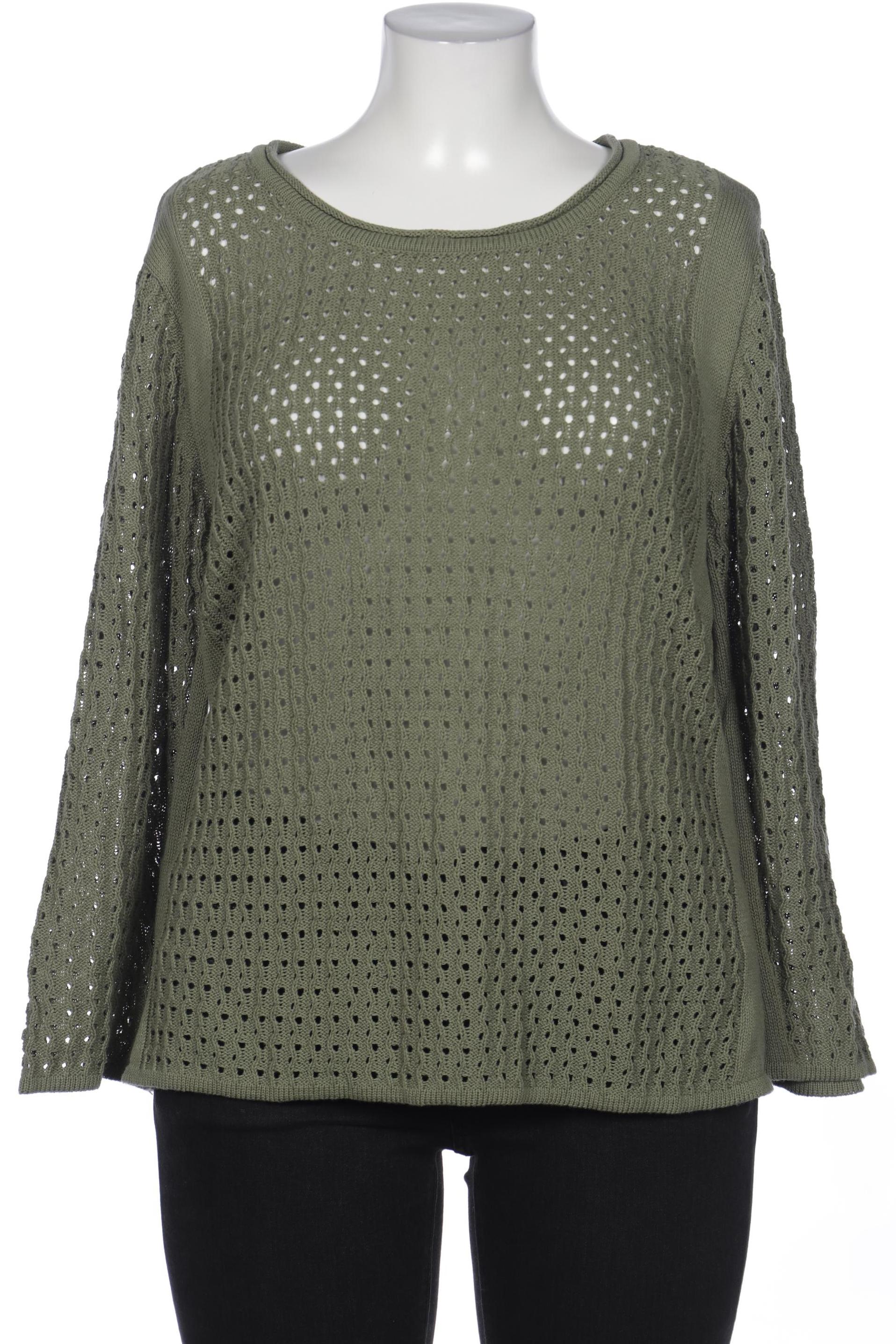 

sheego Damen Pullover, grün