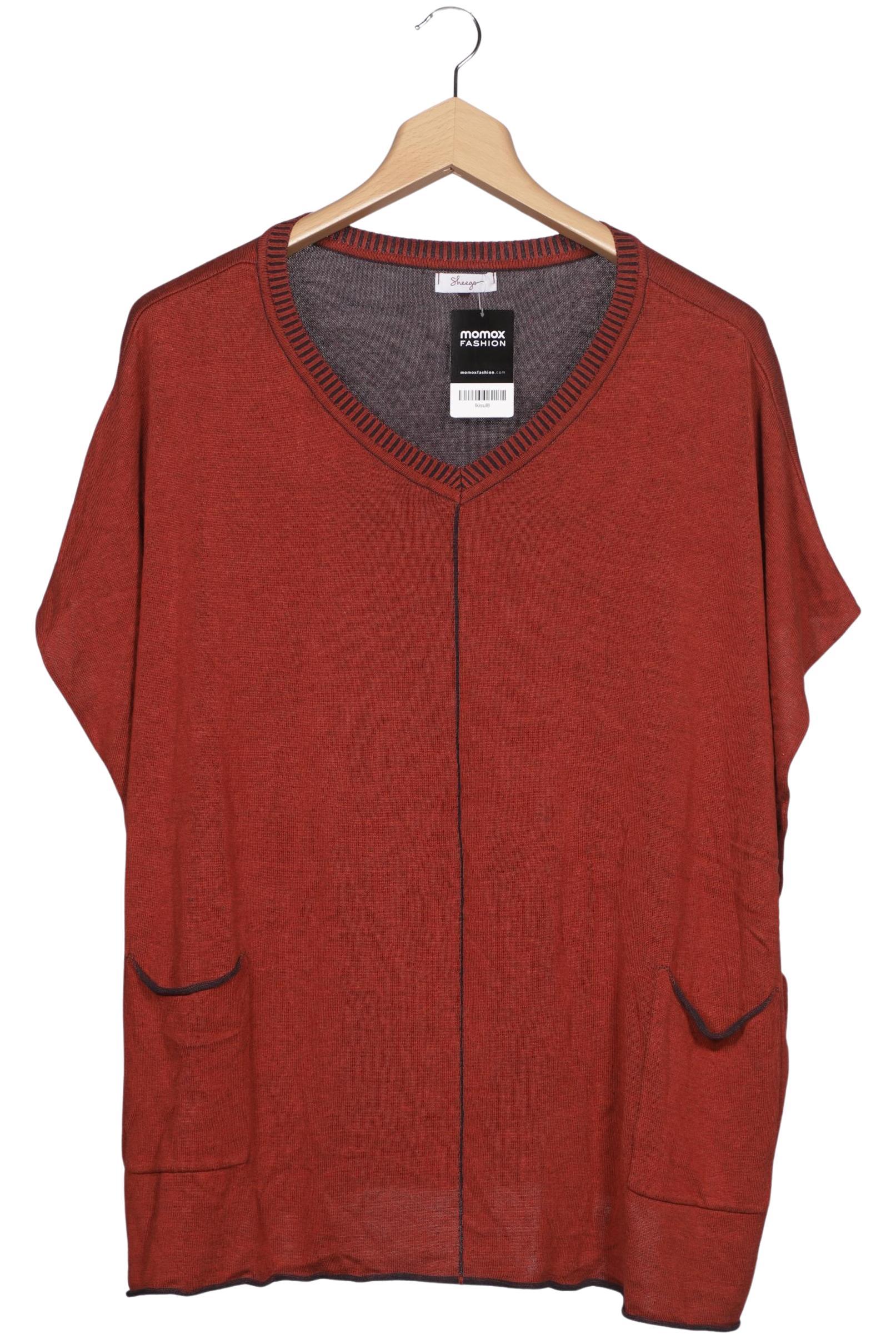 

sheego Damen Pullover, rot, Gr. 44