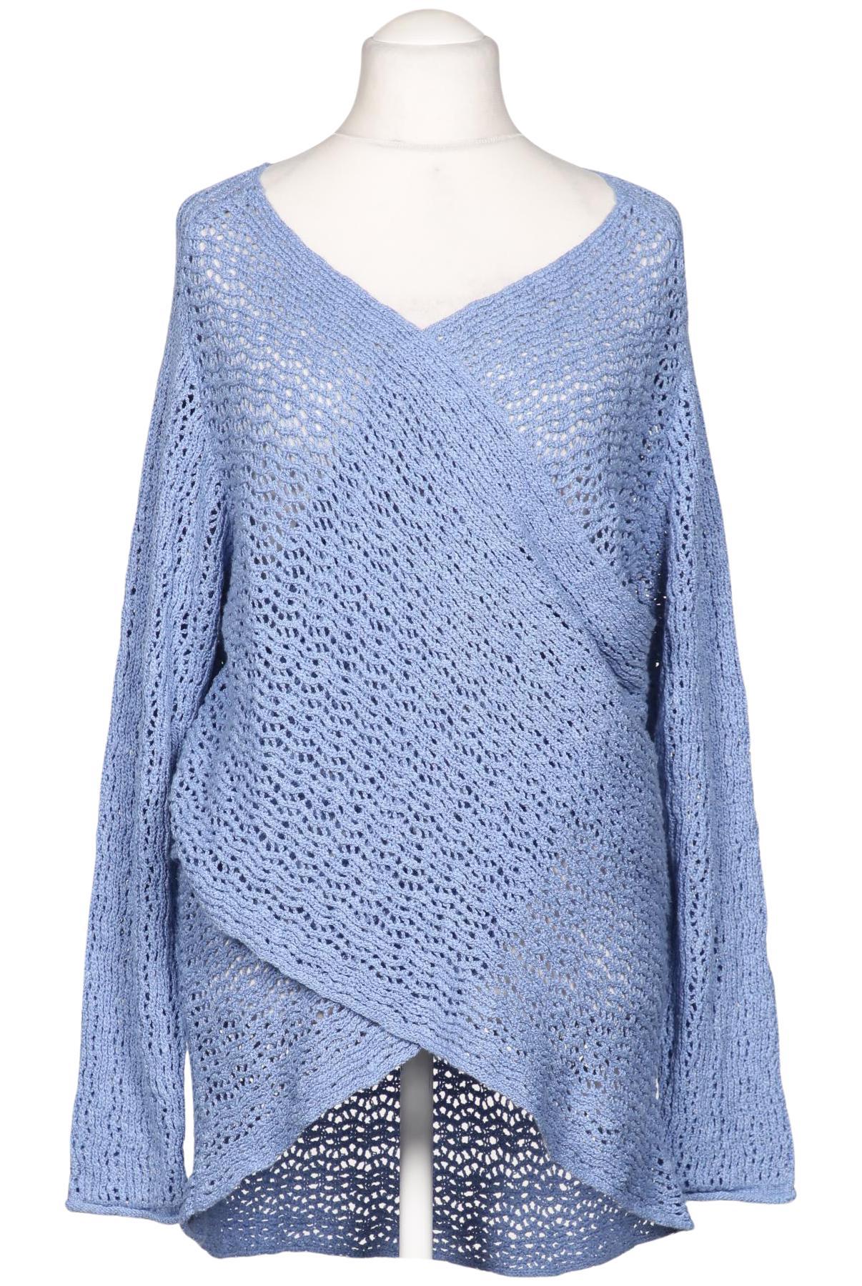 

sheego Damen Pullover, hellblau, Gr. 44