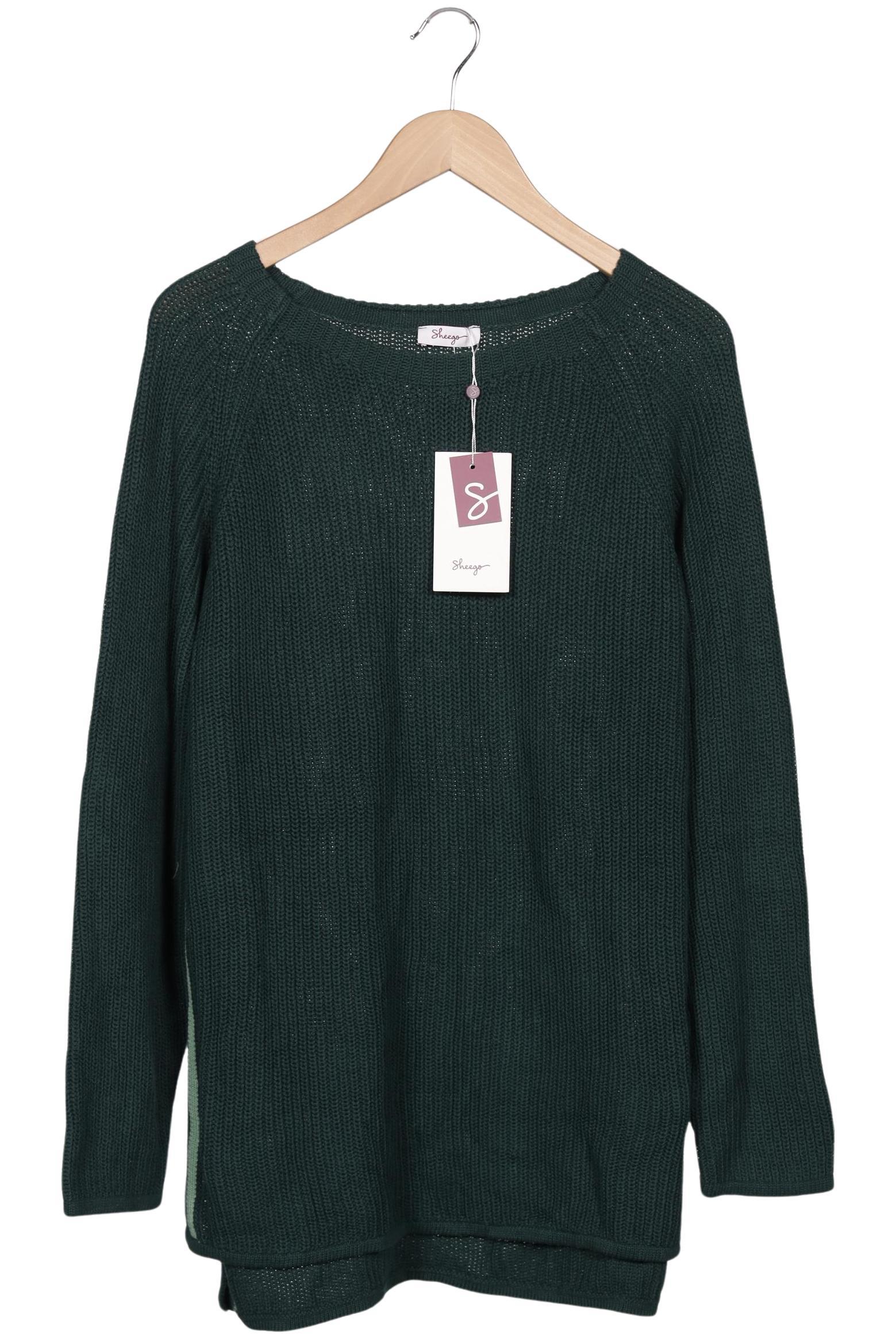 

sheego Damen Pullover, türkis, Gr. 44