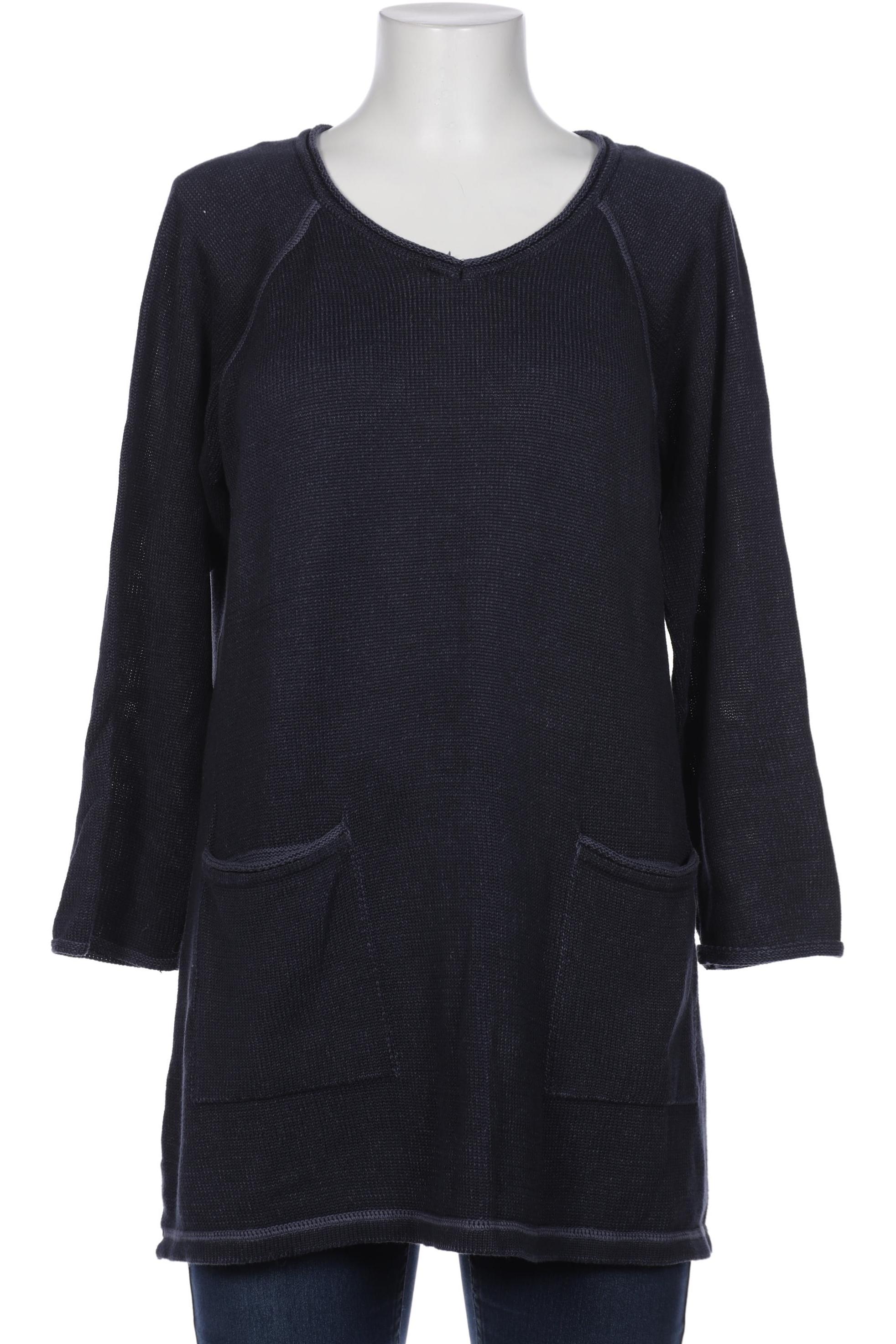 

sheego Damen Pullover, marineblau, Gr. 40