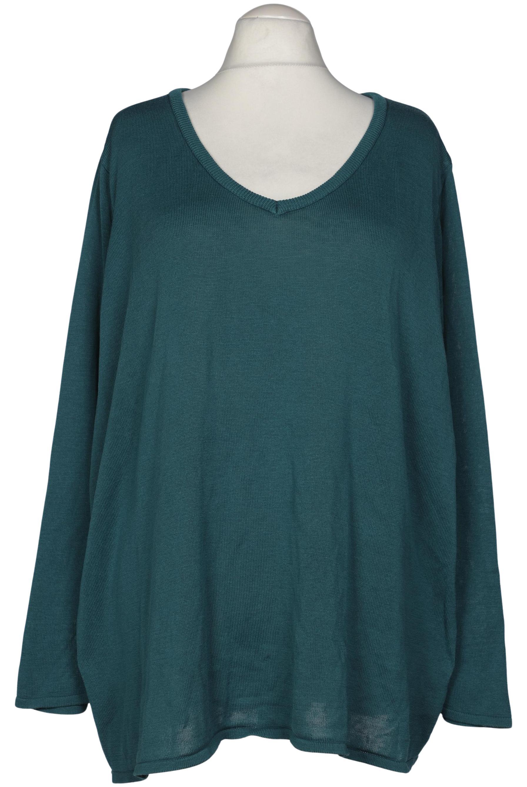 

sheego Damen Pullover, türkis, Gr. 52