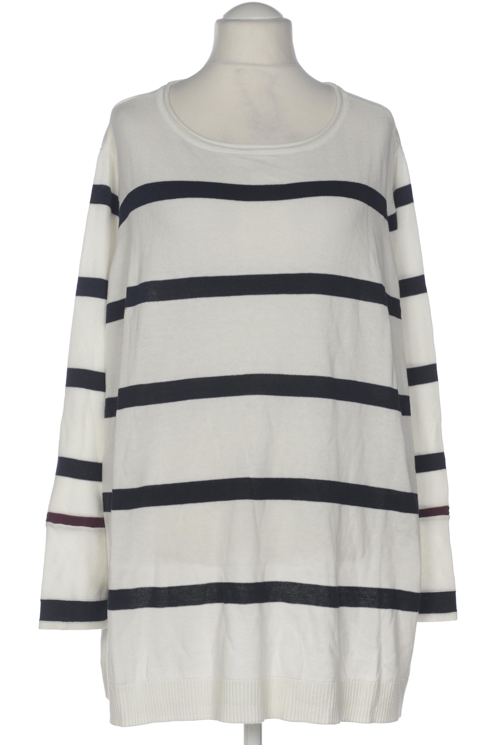 

sheego Damen Pullover, weiß, Gr. 56