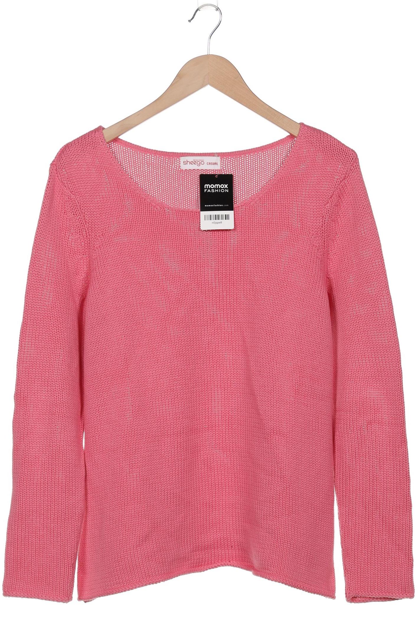 

sheego Damen Pullover, pink, Gr. 40