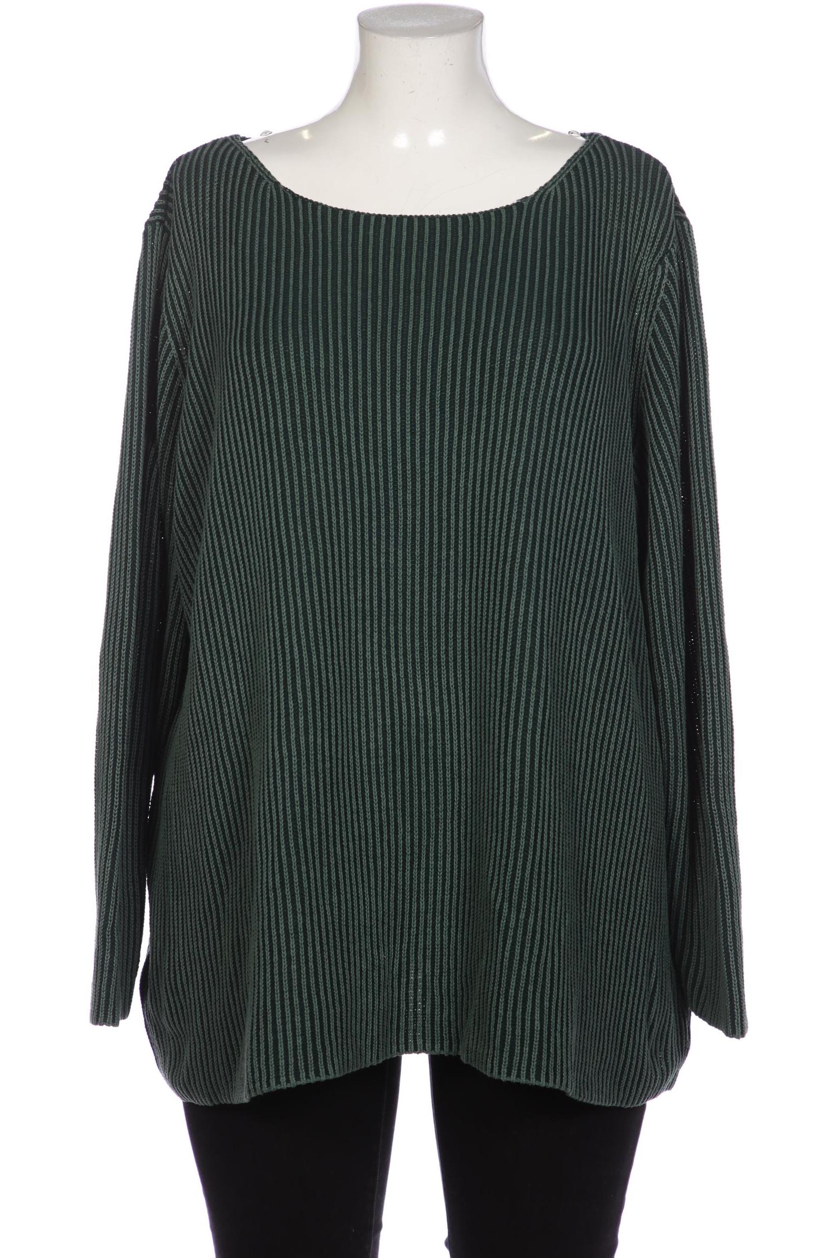 

sheego Damen Pullover, grün, Gr. 48
