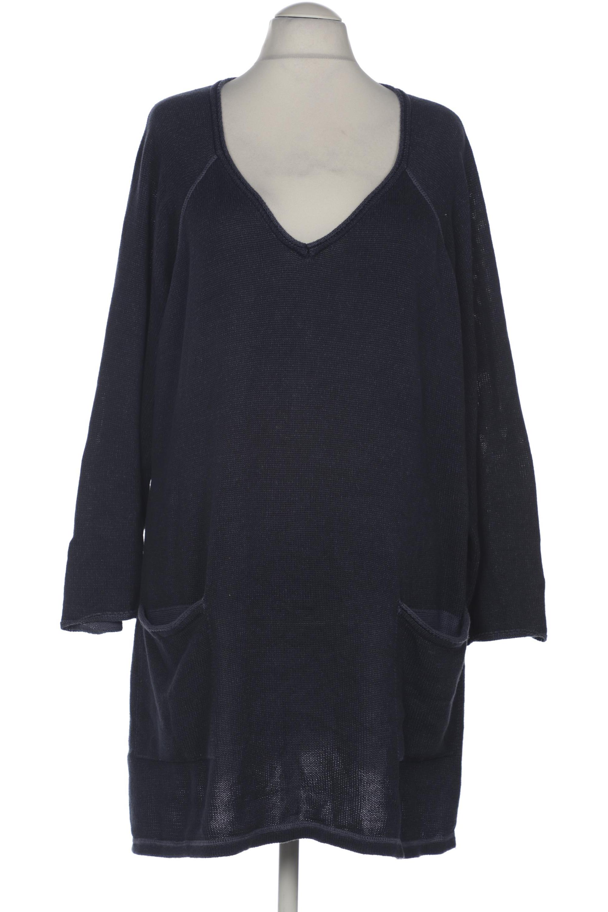 

sheego Damen Pullover, marineblau, Gr. 56