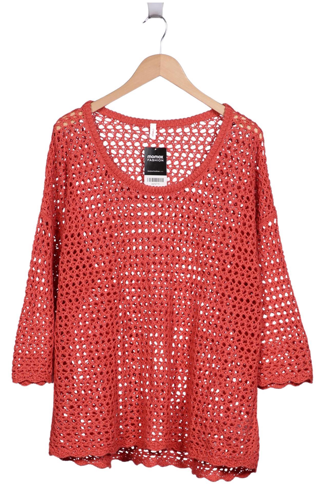 

sheego Damen Pullover, rot, Gr. 52
